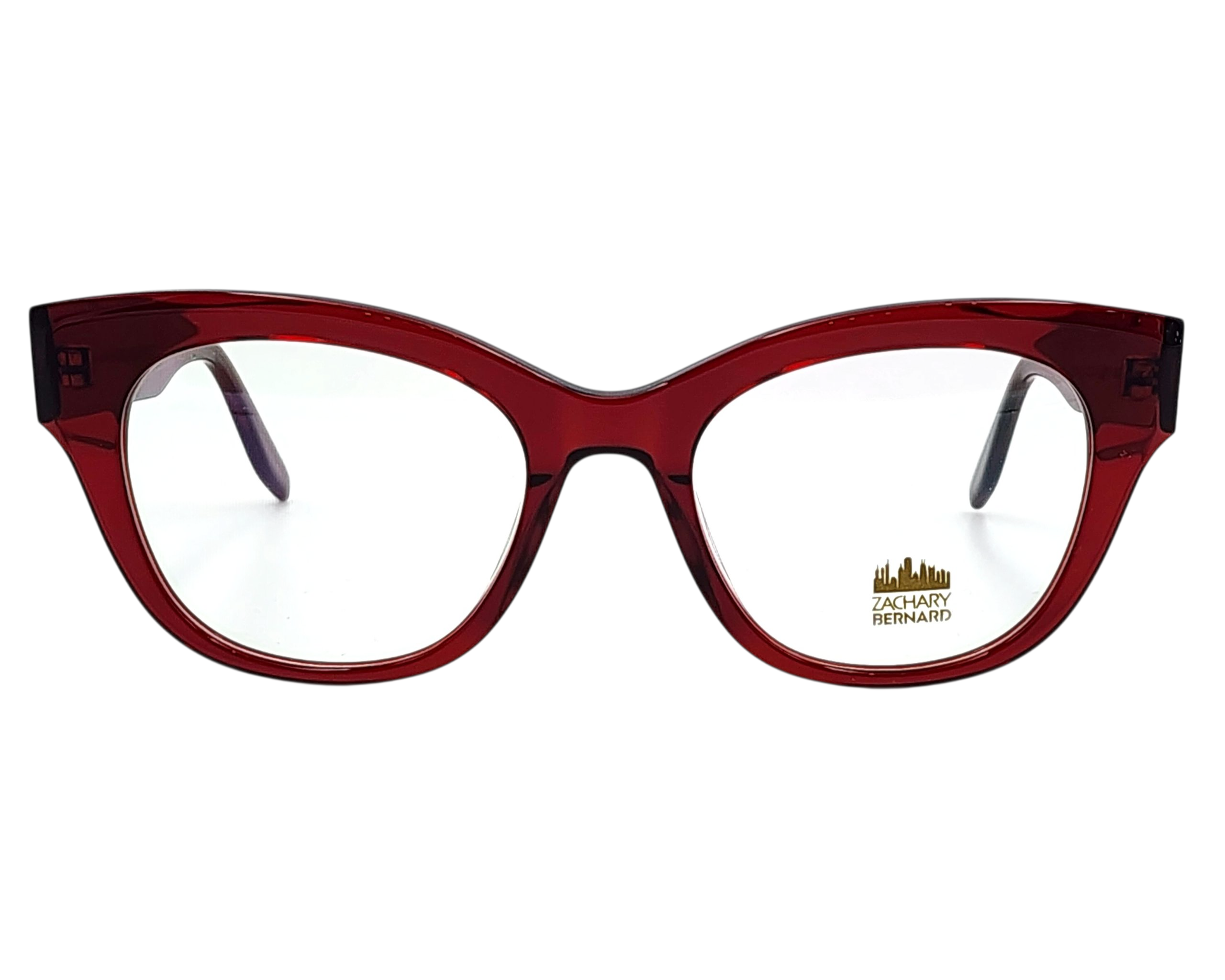 ZACHARY BERNARD DONNA ROUND CAT EYE OPHTHALMIC GLASSES