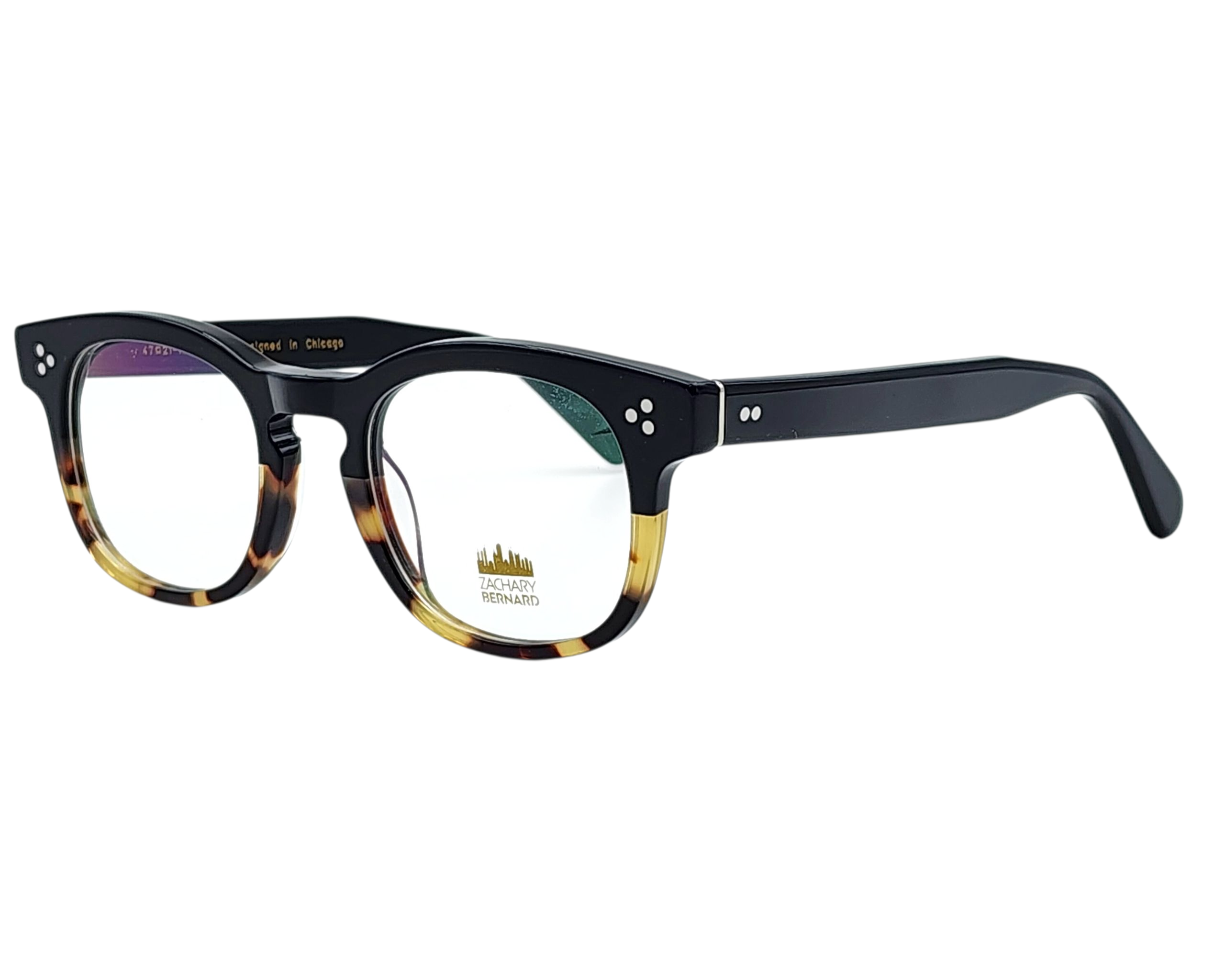 ZACHARY BERNARD STEVE SOFT SQUARE OPHTHALMIC GLASSES