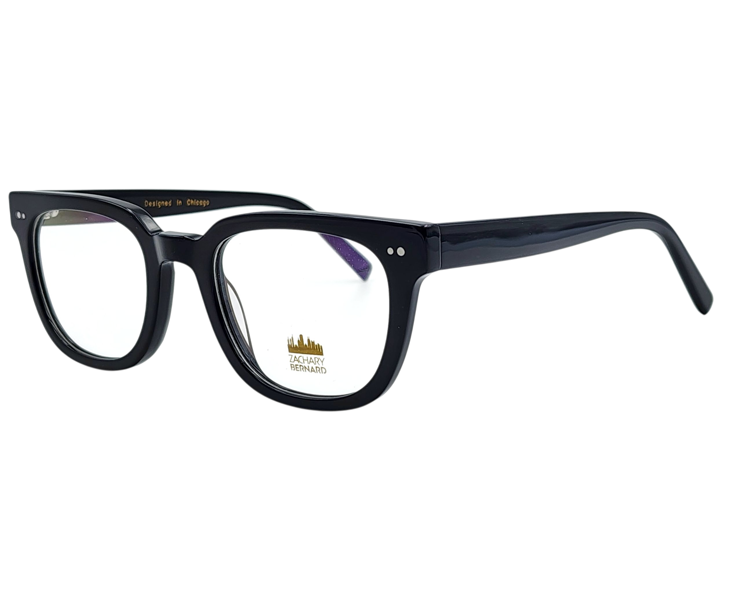 ZACHARY BERNARD DAN SQUARE OPHTHALMIC GLASSES