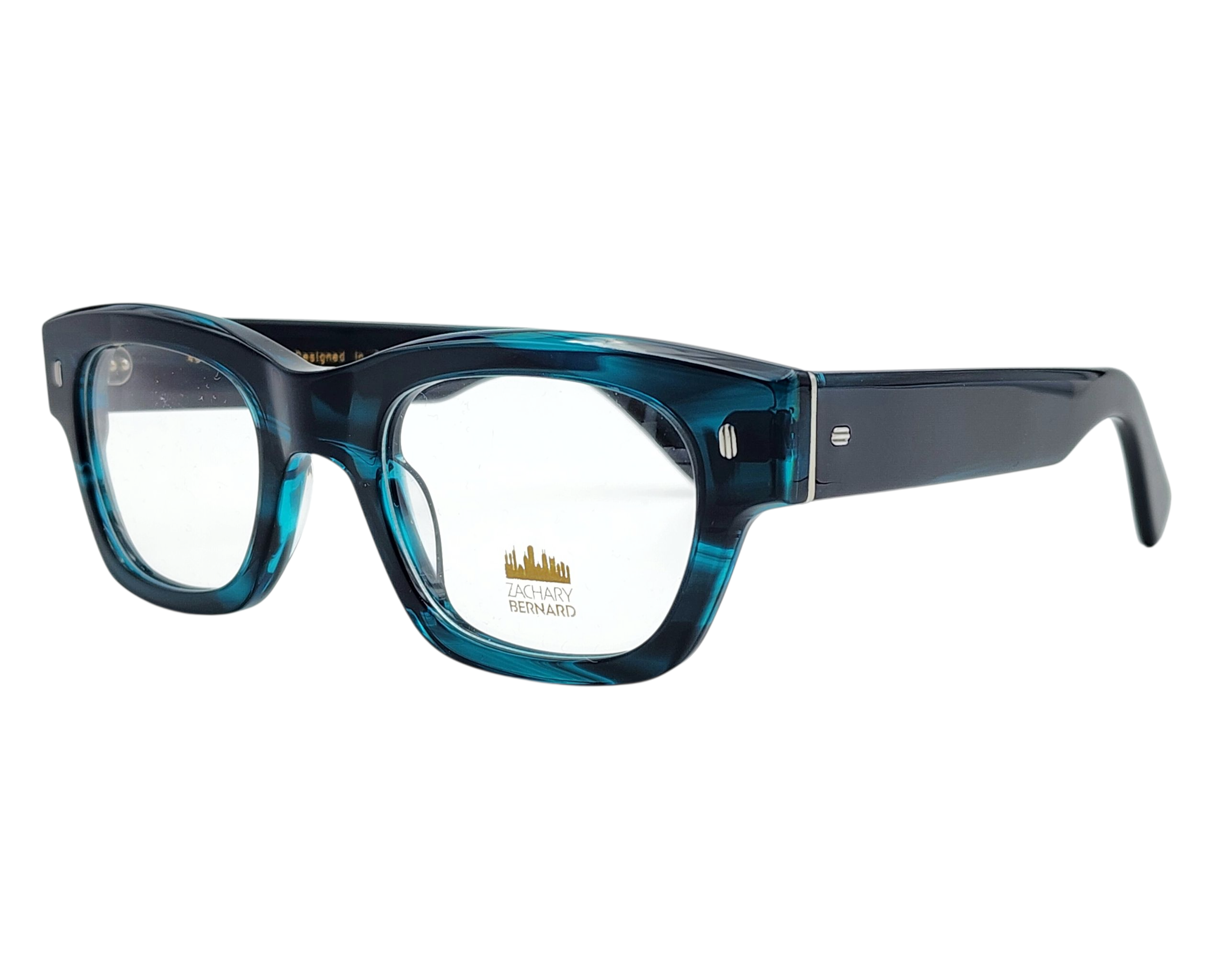 ZACHARY BERNARD WALTON SQUARE OPHTHALMIC GLASSES