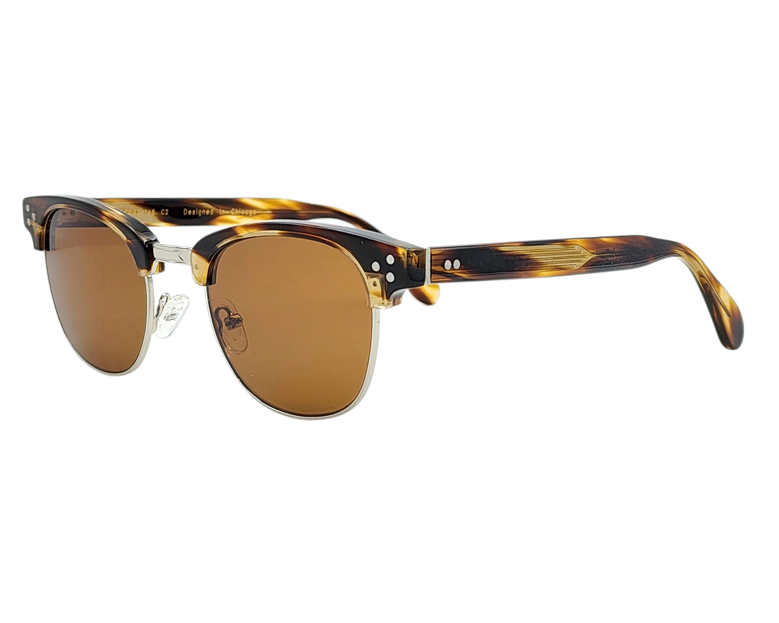 ZACHARY BERNARD BELLEVUE SQUARE POLARIZED SUNGLASSES