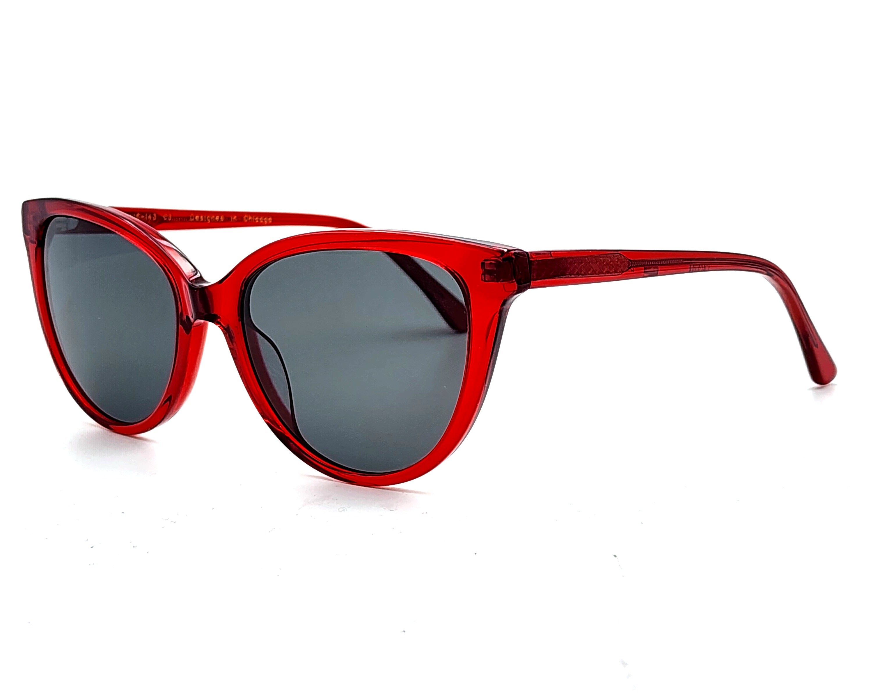 ZACHARY BERNARD CAROLINA CAT EYE POLARIZED SUNGLASSES