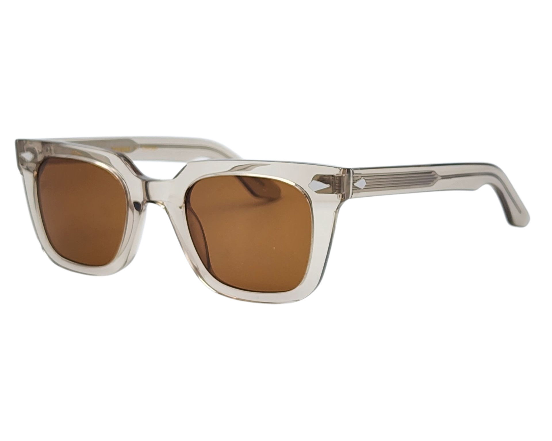 ZACHARY BERNARD DEARBORN SQUARE POLARIZED SUNGLASSES