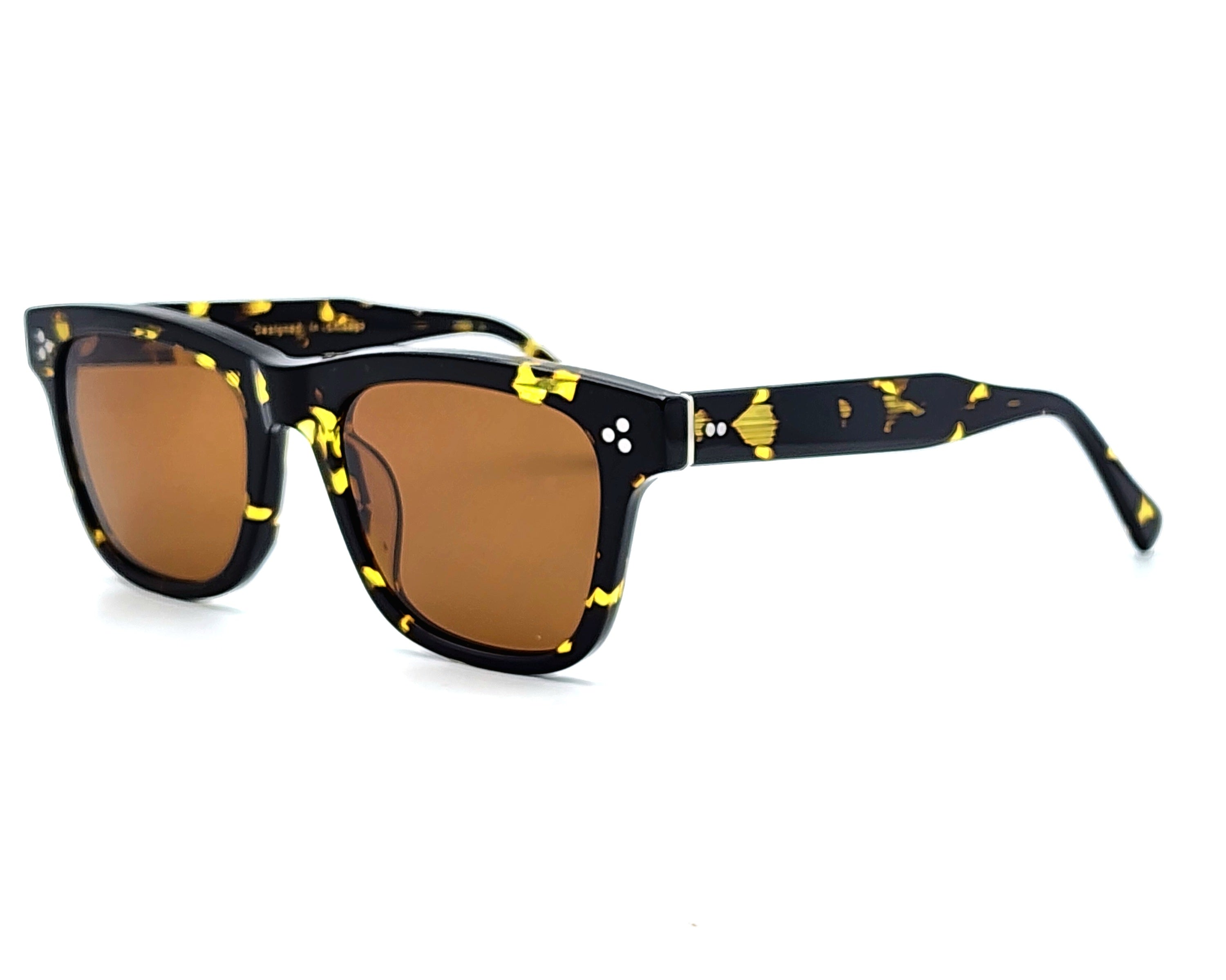 ZACHARY BERNARD MICHIGAN AVE. SQUARE POLARIZED SUNGLASSES