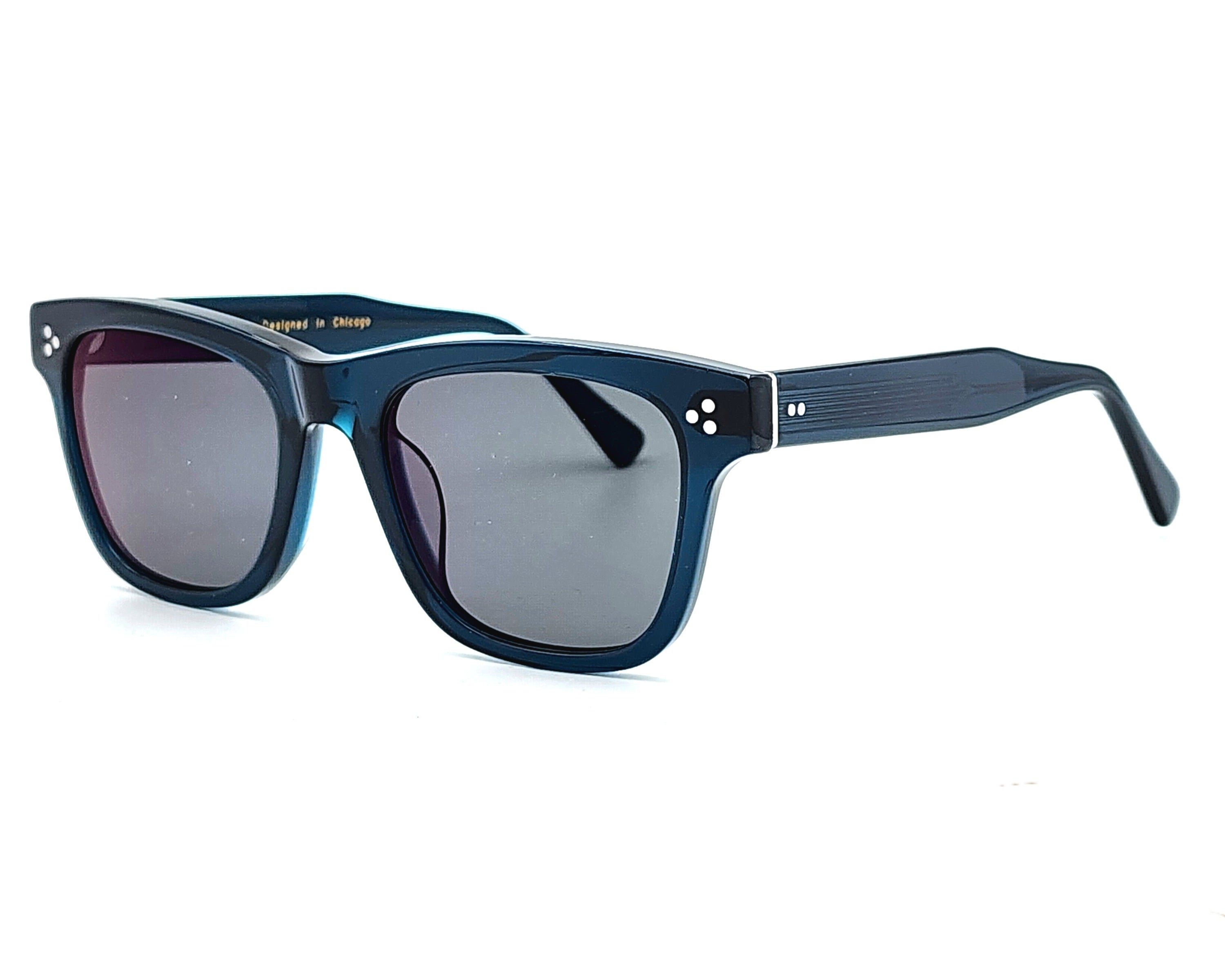 ZACHARY BERNARD MICHIGAN AVE. SQUARE POLARIZED SUNGLASSES