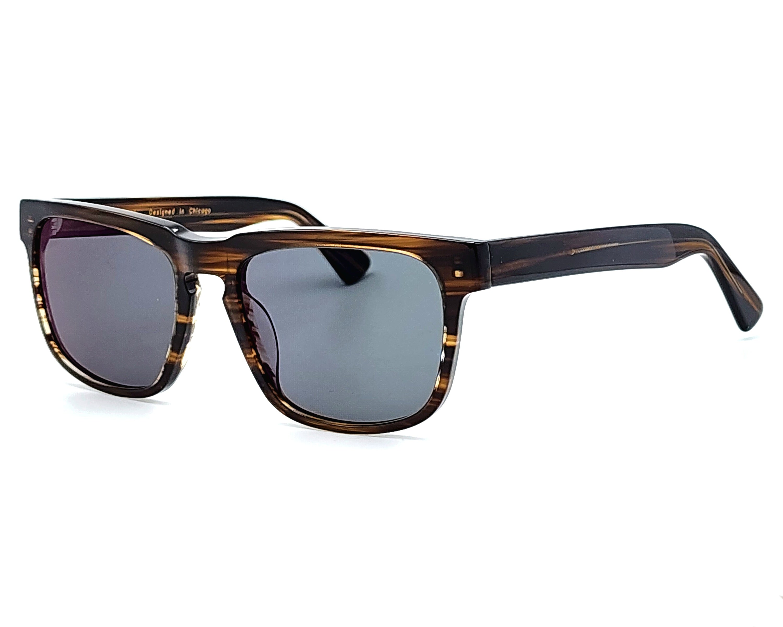 ZACHARY BERNARD STRATFORD SQUARE POLARIZED SUNGLASSES