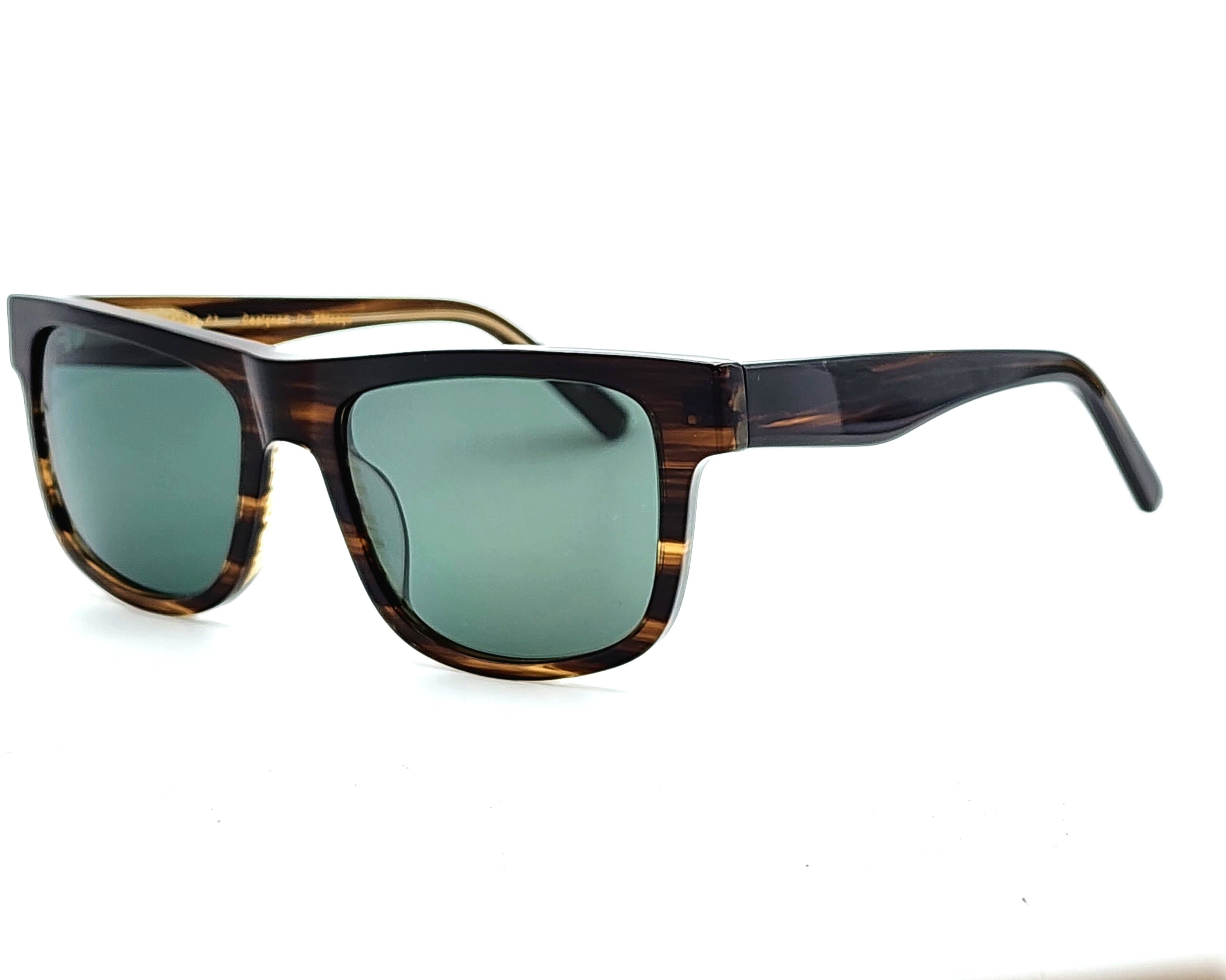 ZACHARY BERNARD ASTOR SQUARE POLARIZED SUNGLASSES