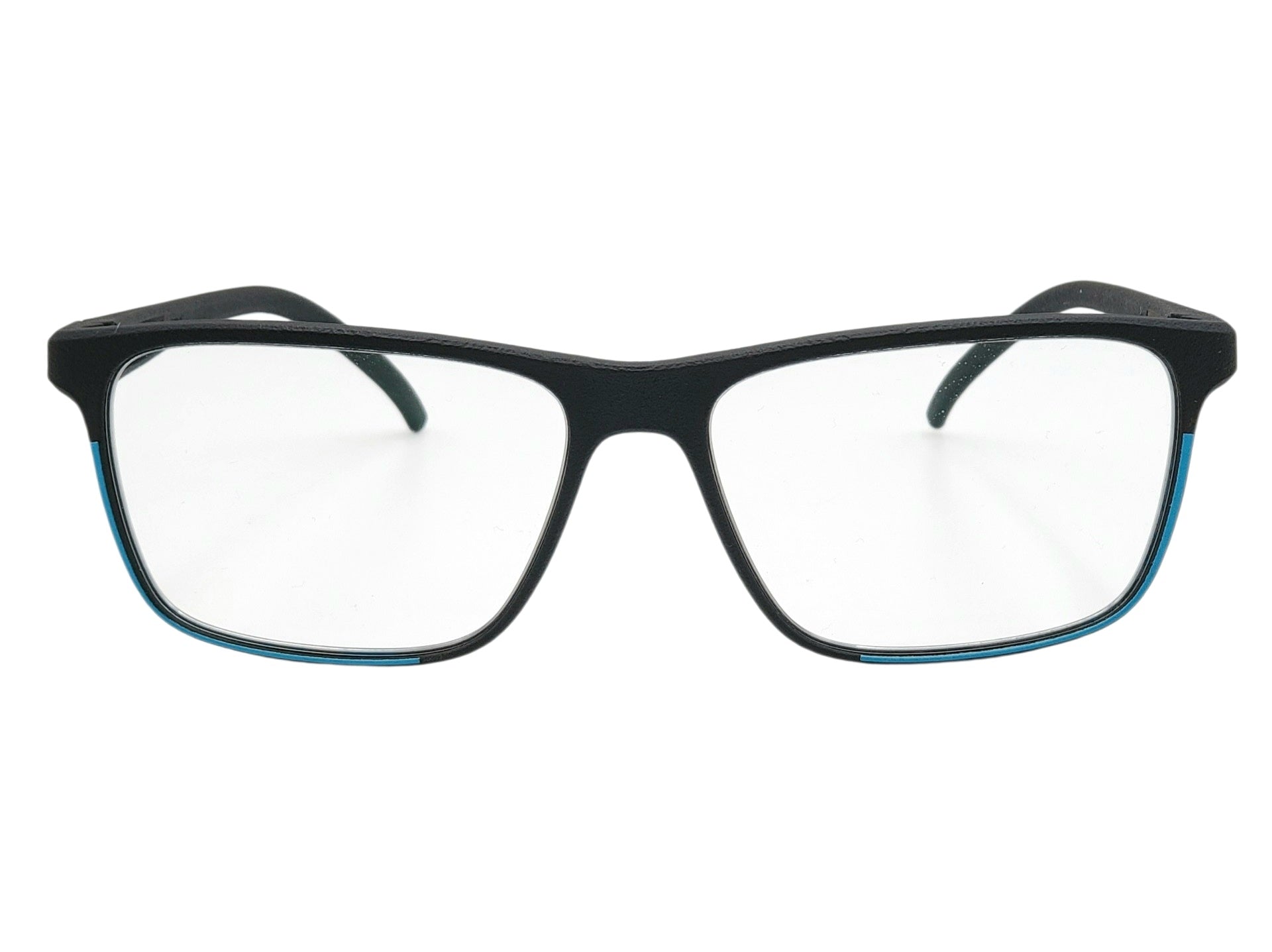 ROLF EYEWEAR PRUT BLACK AND BLUE SQUARE OPHTHALMIC GLASSES