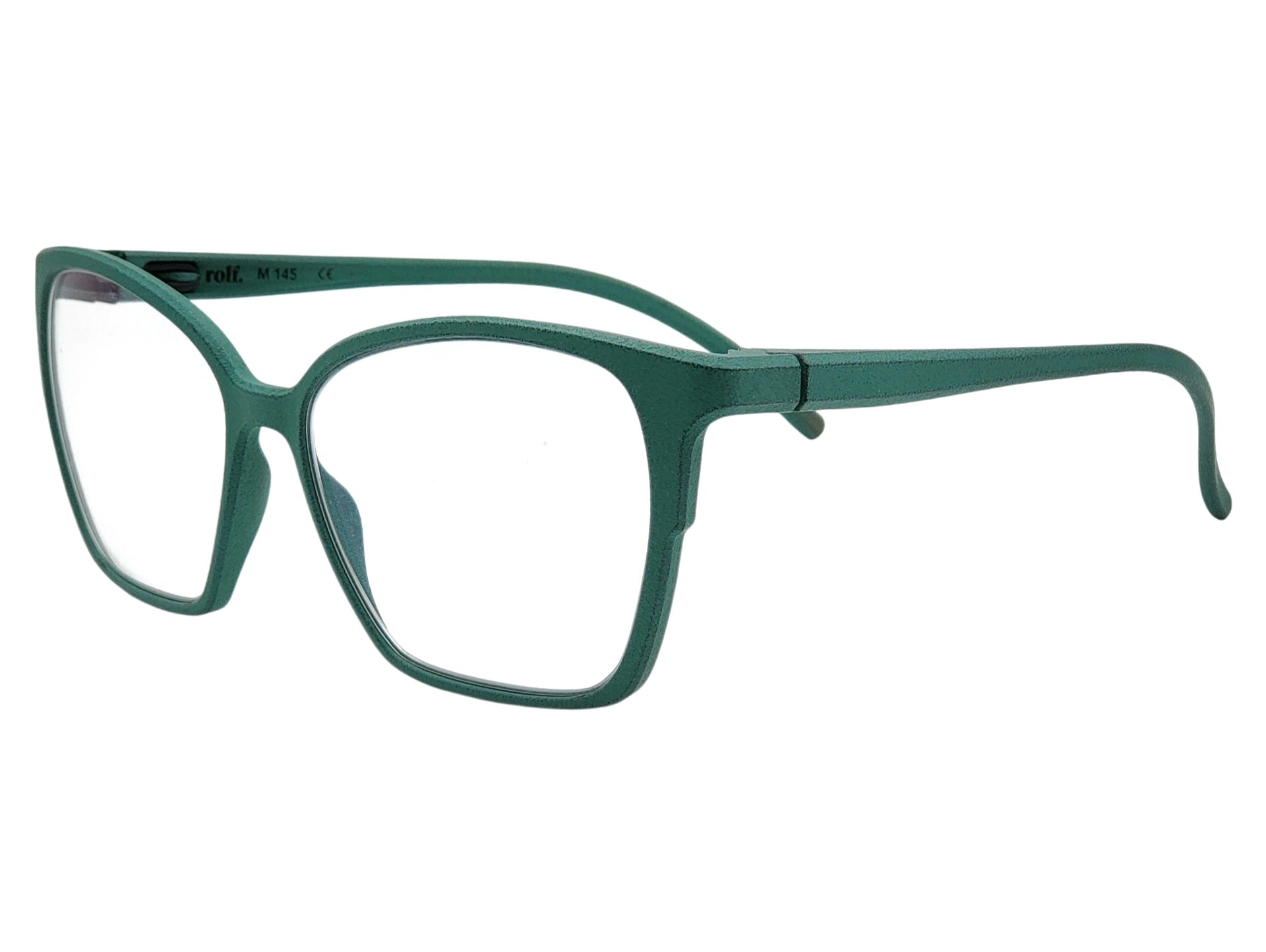 ROLF EYEWEAR RENO GREEN SQUARE CAT EYE OPHTHALMIC GLASSES