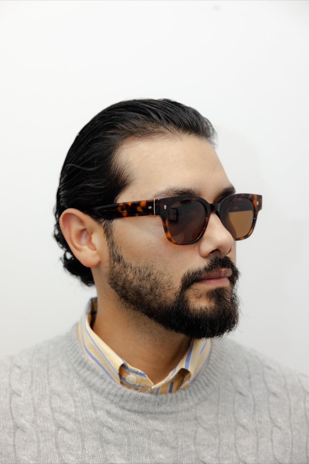 ZACHARY BERNARD RUSH SQUARE POLARIZED SUNGLASSES