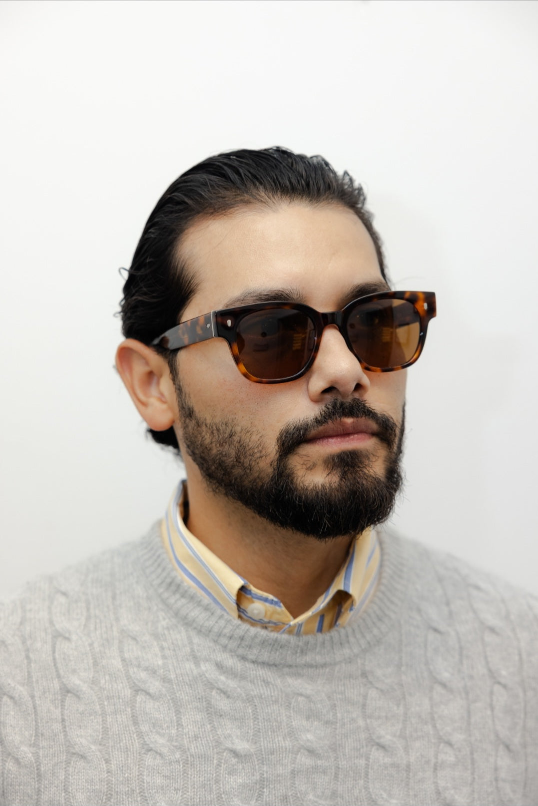 ZACHARY BERNARD RUSH SQUARE POLARIZED SUNGLASSES