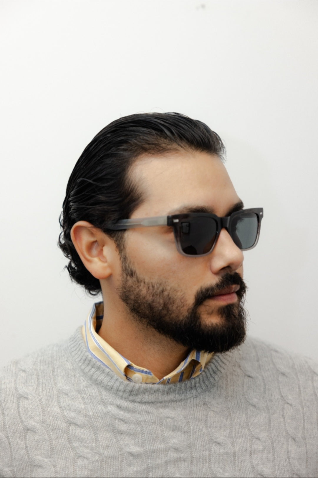 ZACHARY BERNARD NORTH AVE. SQUARE POLARIZED SUNGLASSES