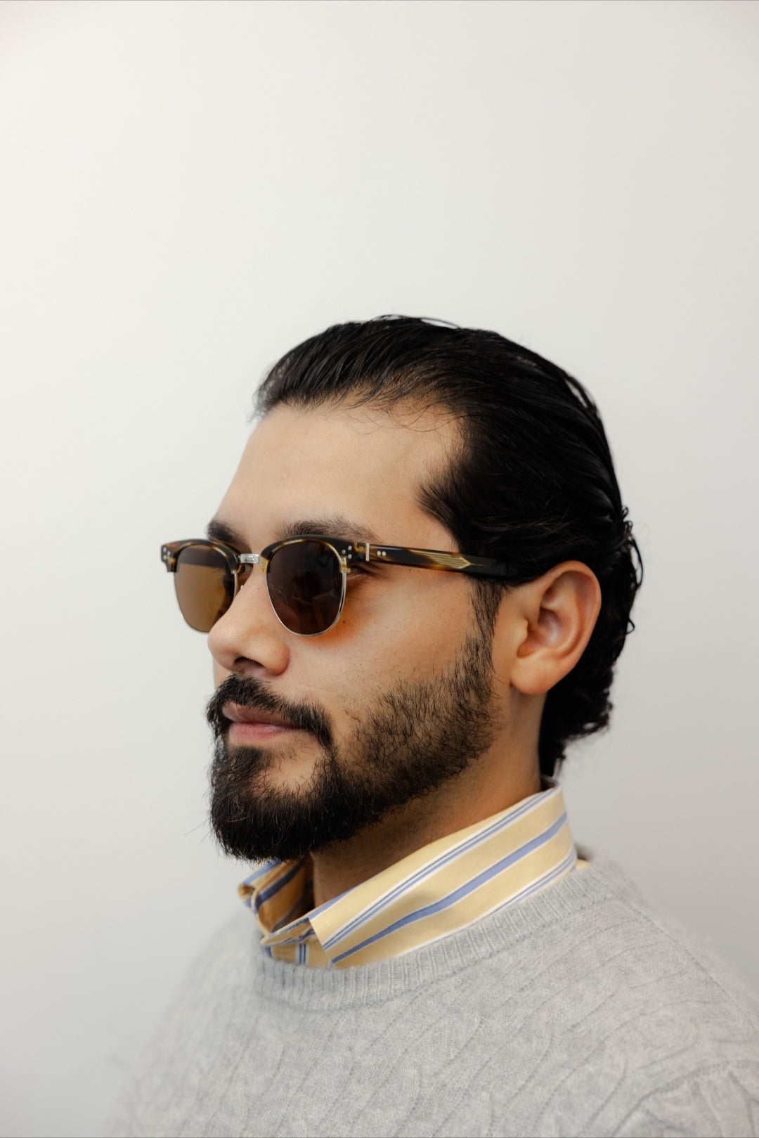 ZACHARY BERNARD BELLEVUE SQUARE POLARIZED SUNGLASSES