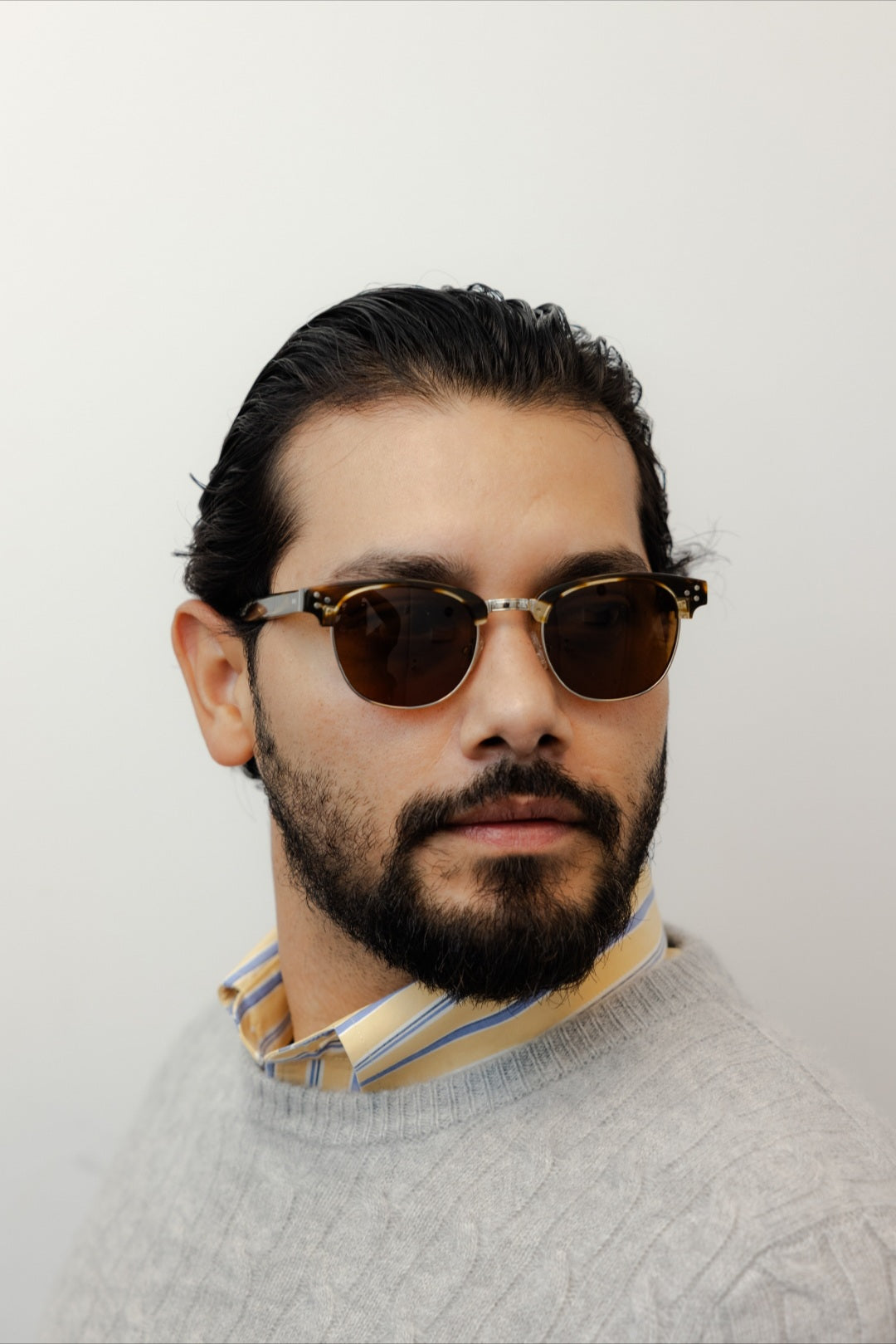 ZACHARY BERNARD BELLEVUE SQUARE POLARIZED SUNGLASSES