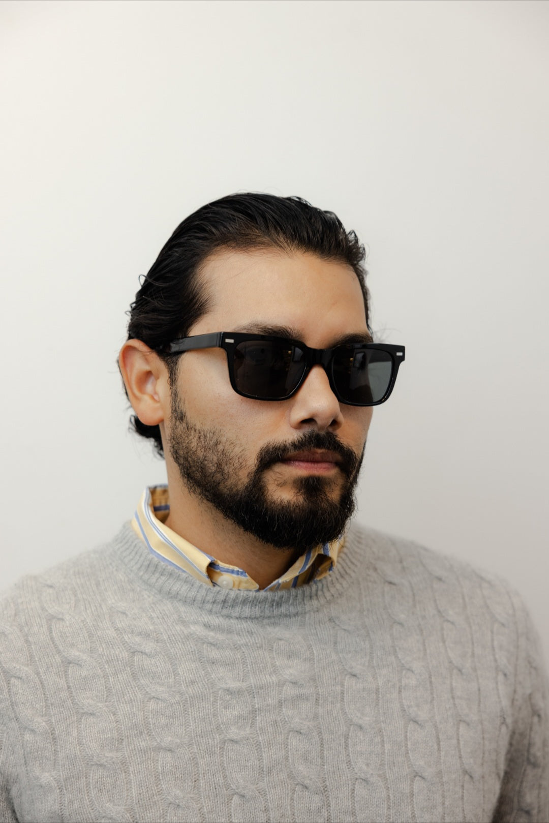 ZACHARY BERNARD NORTH AVE. SQUARE POLARIZED SUNGLASSES