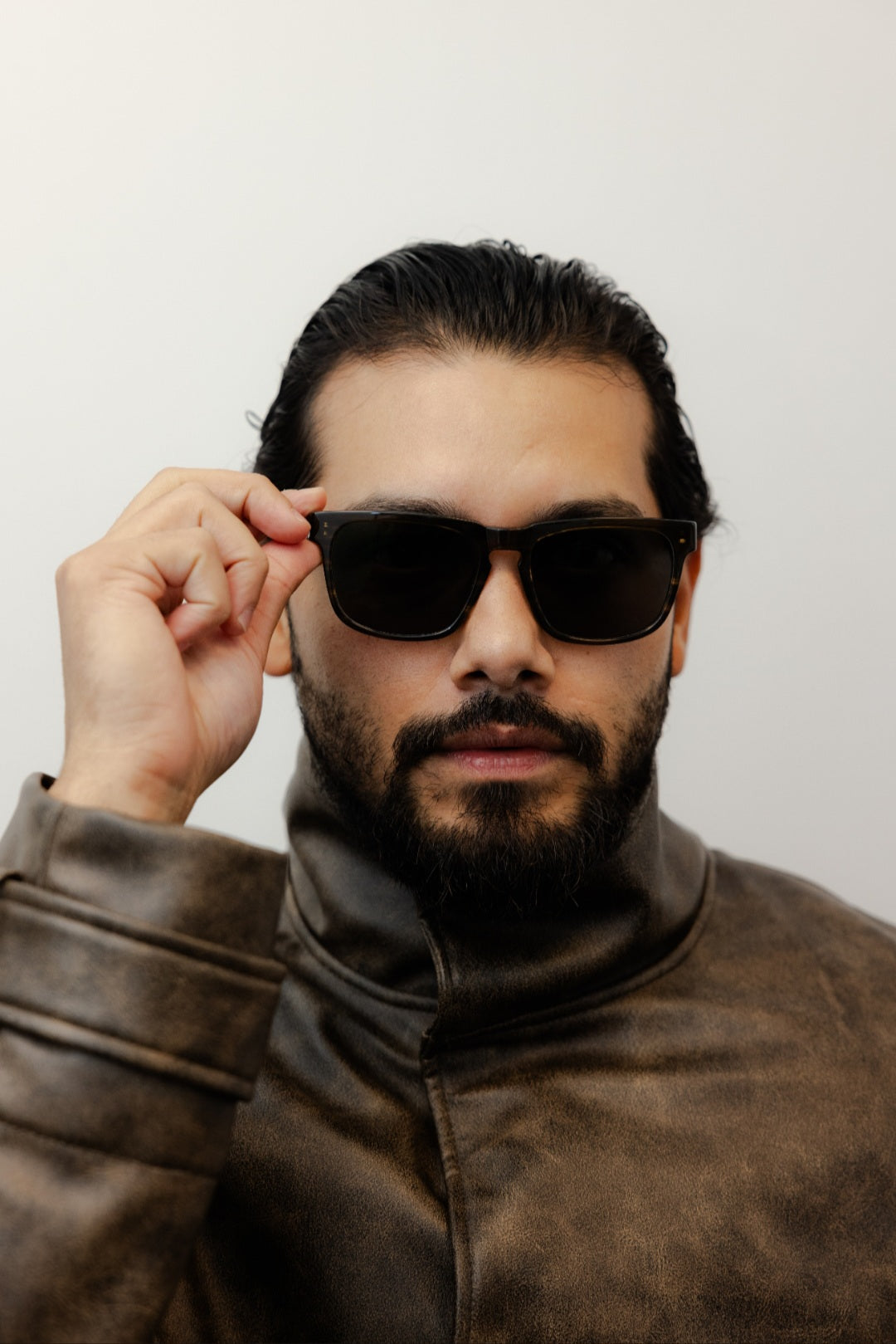 ZACHARY BERNARD STRATFORD SQUARE POLARIZED SUNGLASSES