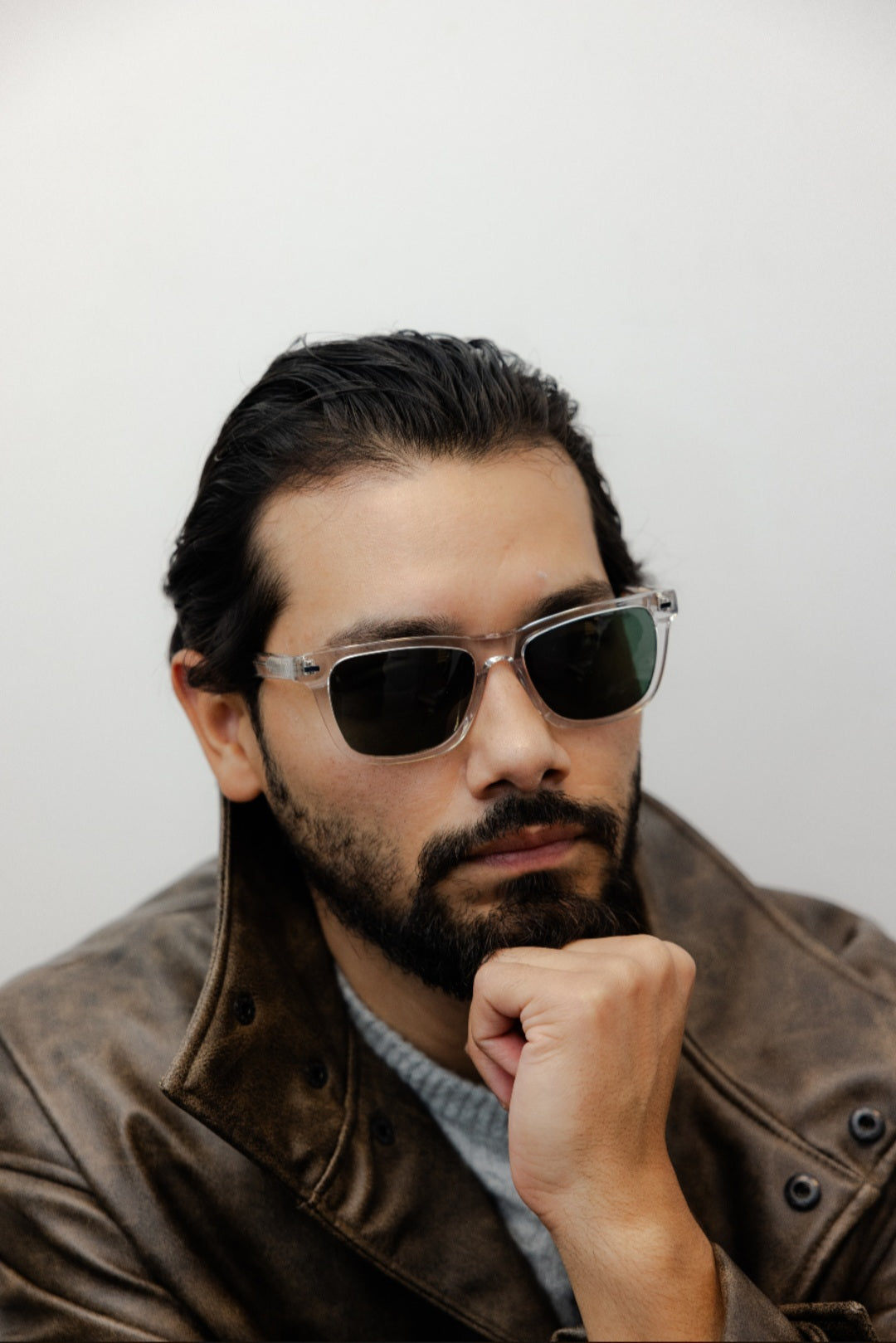 ZACHARY BERNARD GLENWOOD SQUARE POLARIZED SUNGLASSES