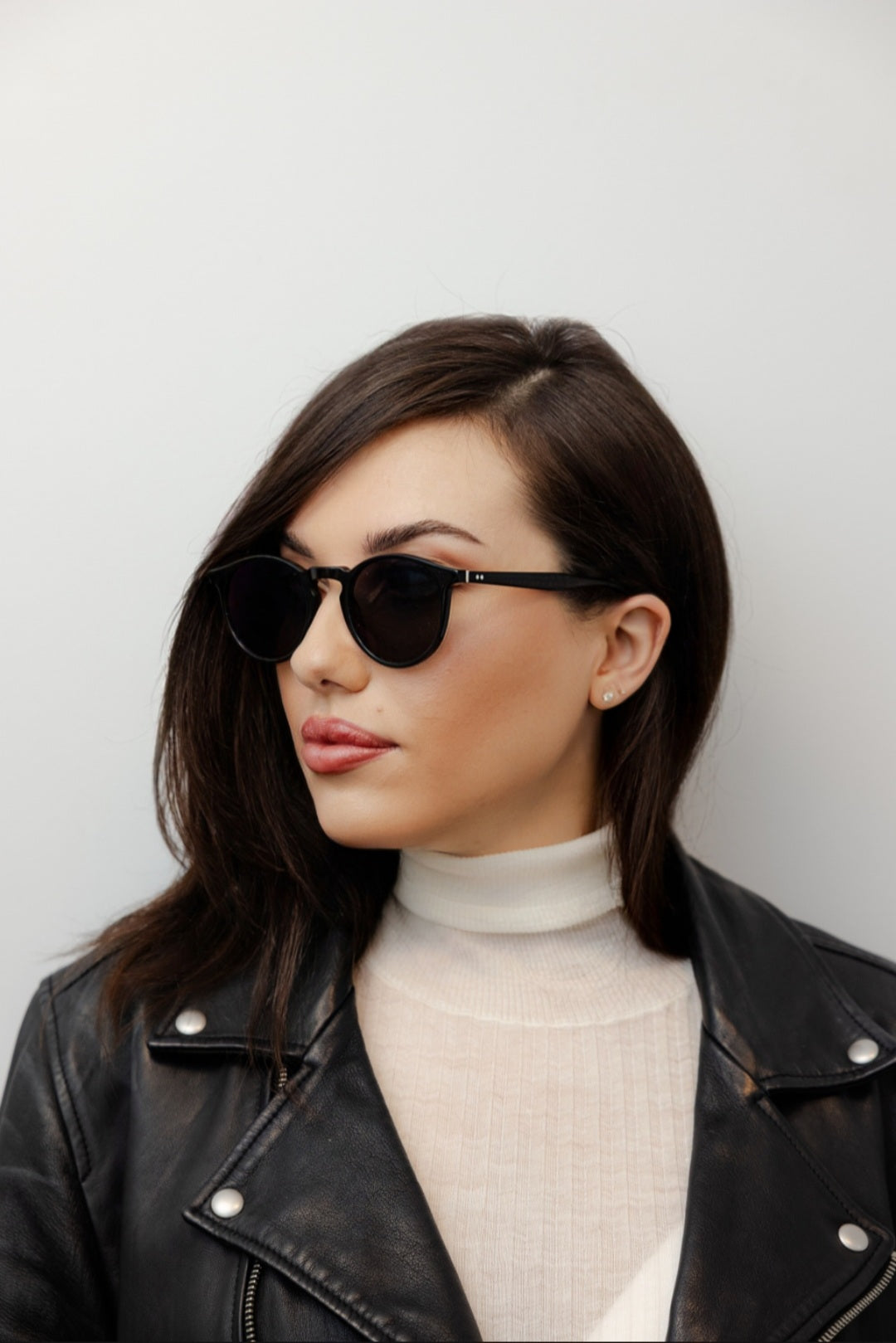 ZACHARY BERNARD WEBSTER ROUND POLARIZED SUNGLASSES