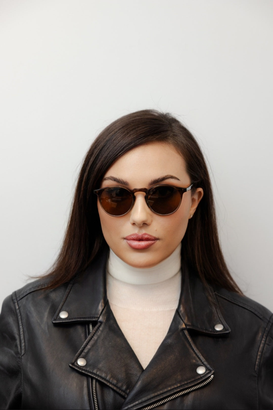 ZACHARY BERNARD WEBSTER ROUND POLARIZED SUNGLASSES