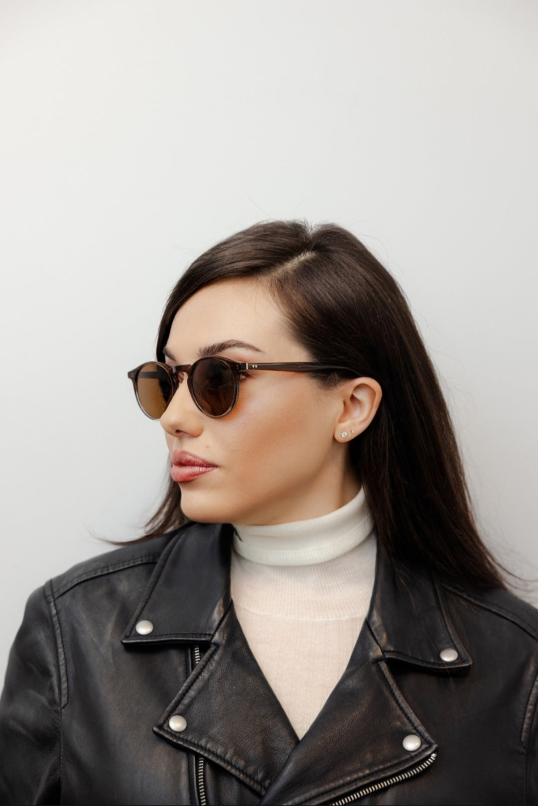 ZACHARY BERNARD WEBSTER ROUND POLARIZED SUNGLASSES