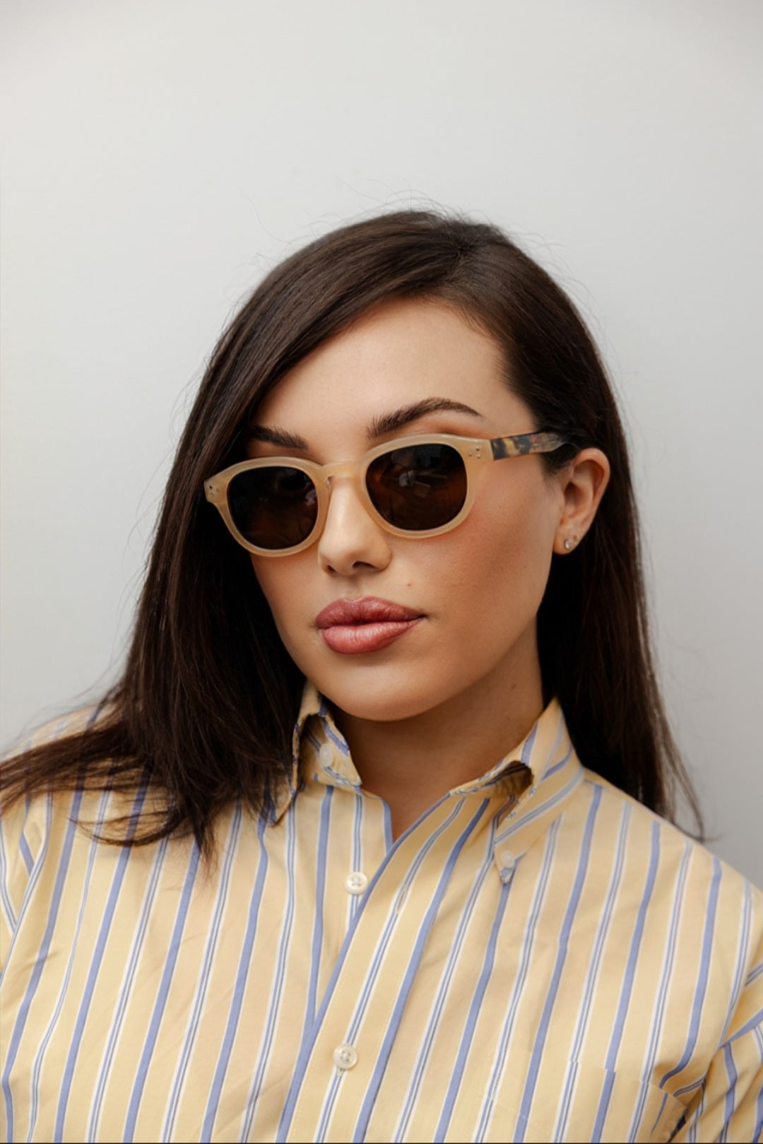 ZACHARY BERNARD ARMITAGE ROUND POLARIZED SUNGLASSES