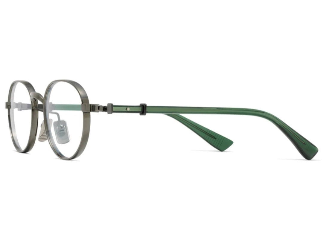 ROBERT MARC THE FINAL DRAFT ANTIQUE PEWTER/JUNIPER 033 PANTO OPHTHALMIC GLASSES