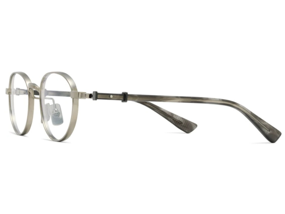 ROBERT MARC THE FINAL DRAFT BRUSHED BLACK PALLADIUM/MATTE GREY CURRENT 024M PANTO OPHTHALMIC GLASSES