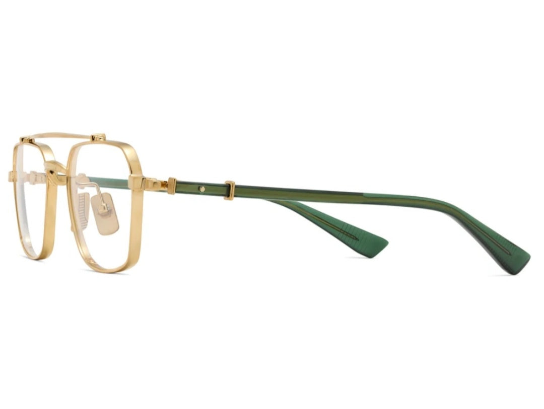 ROBERT MARC SILENT PARTNER ANTIQUE GOLD/JUNIPER 031 AVIATOR OPHTHALMIC GLASSES