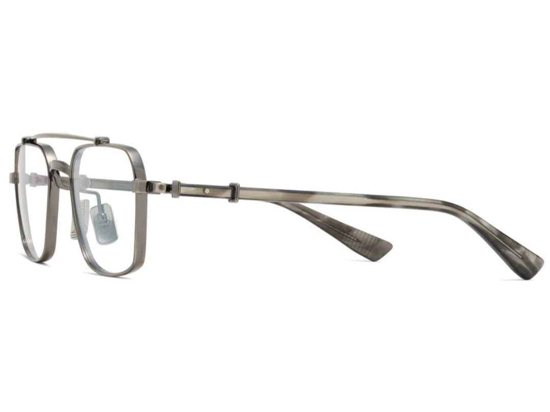ROBERT MARC SILENT PARTNER ANTIQUE SILVER/MATTE GREY CURRENT 023M AVIATOR OPHTHALMIC GLASSES