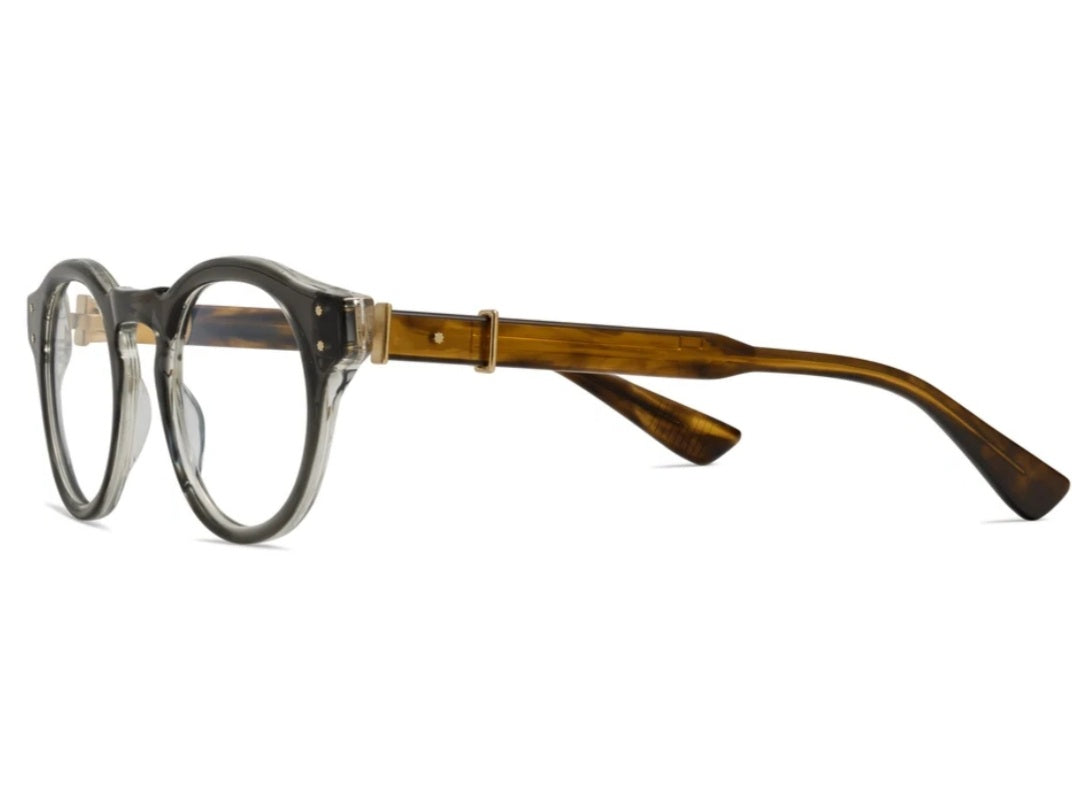 ROBERT MARC MIDNIGHT READING SMOKY PINE 021 ROUND OPHTHALMIC GLASSES