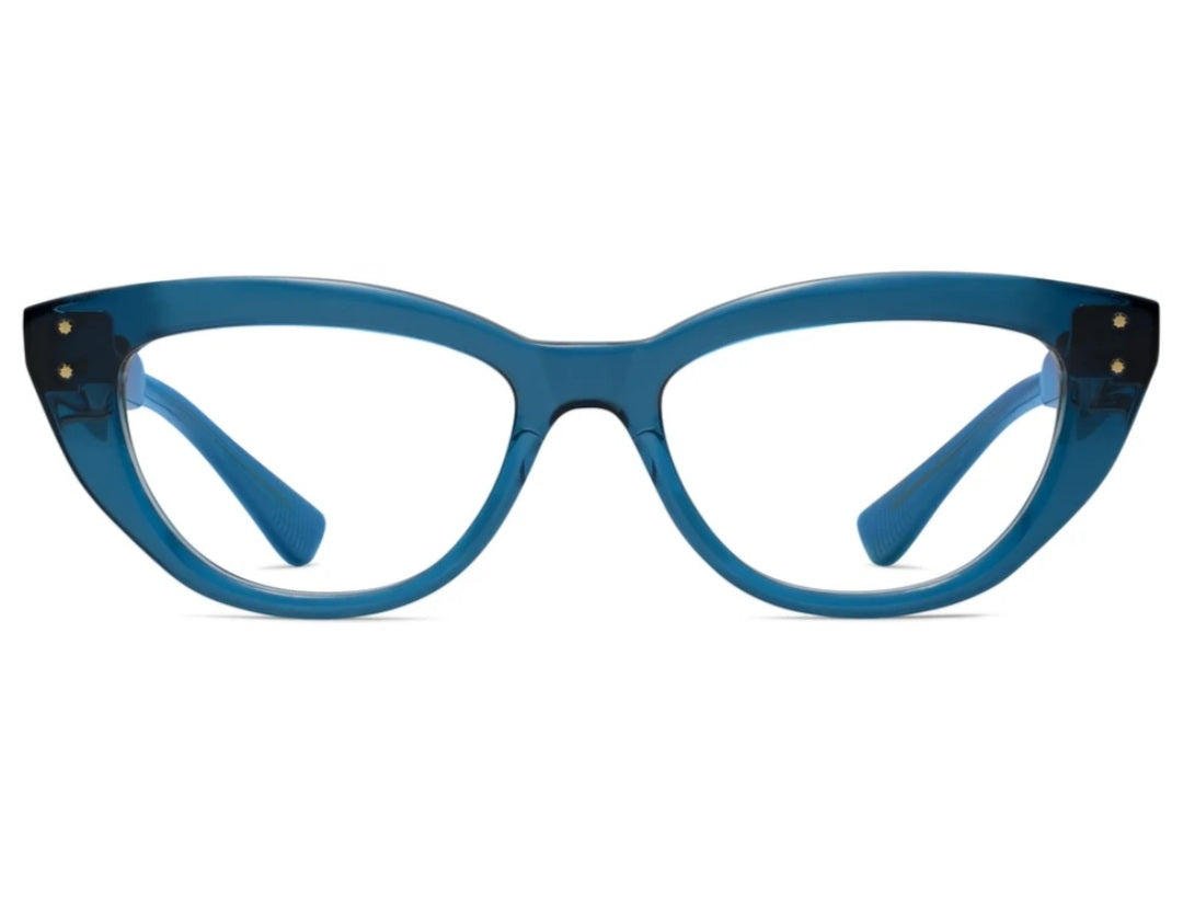ROBERT MARC HALF PAST MIDNIGHT MINERAL BLUE 025 CAT EYE OPHTHALMIC GLASSES