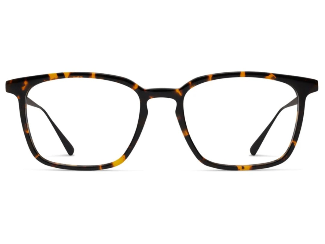 ROBERT MARC RMNYC 2025 COFFEE/ MATTE BLACK 549 RECTANGLE OPHTHALMIC GLASSES