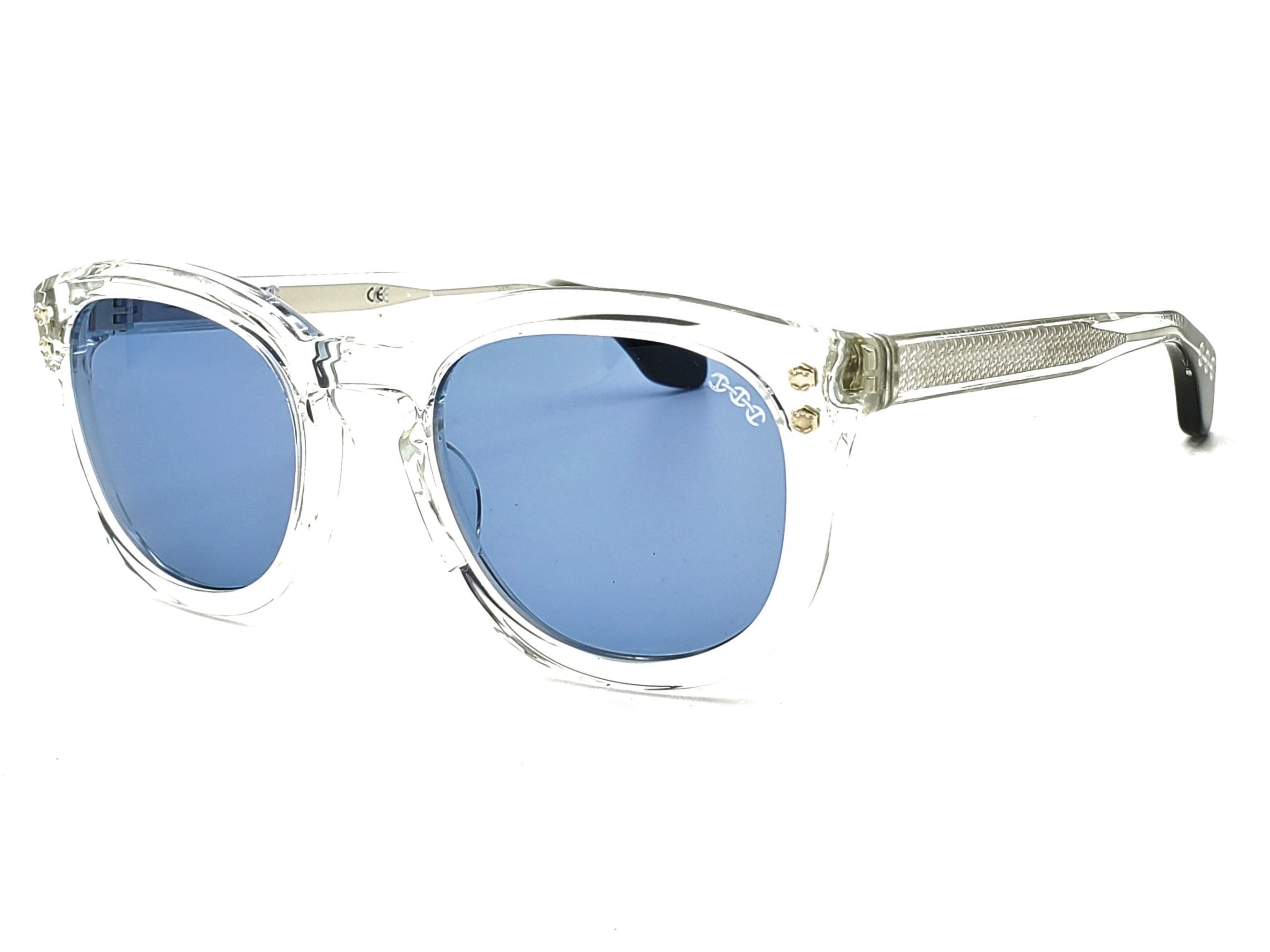 HOORSENBUHS MODEL II | CRYSTAL ROUND SUNGLASSES