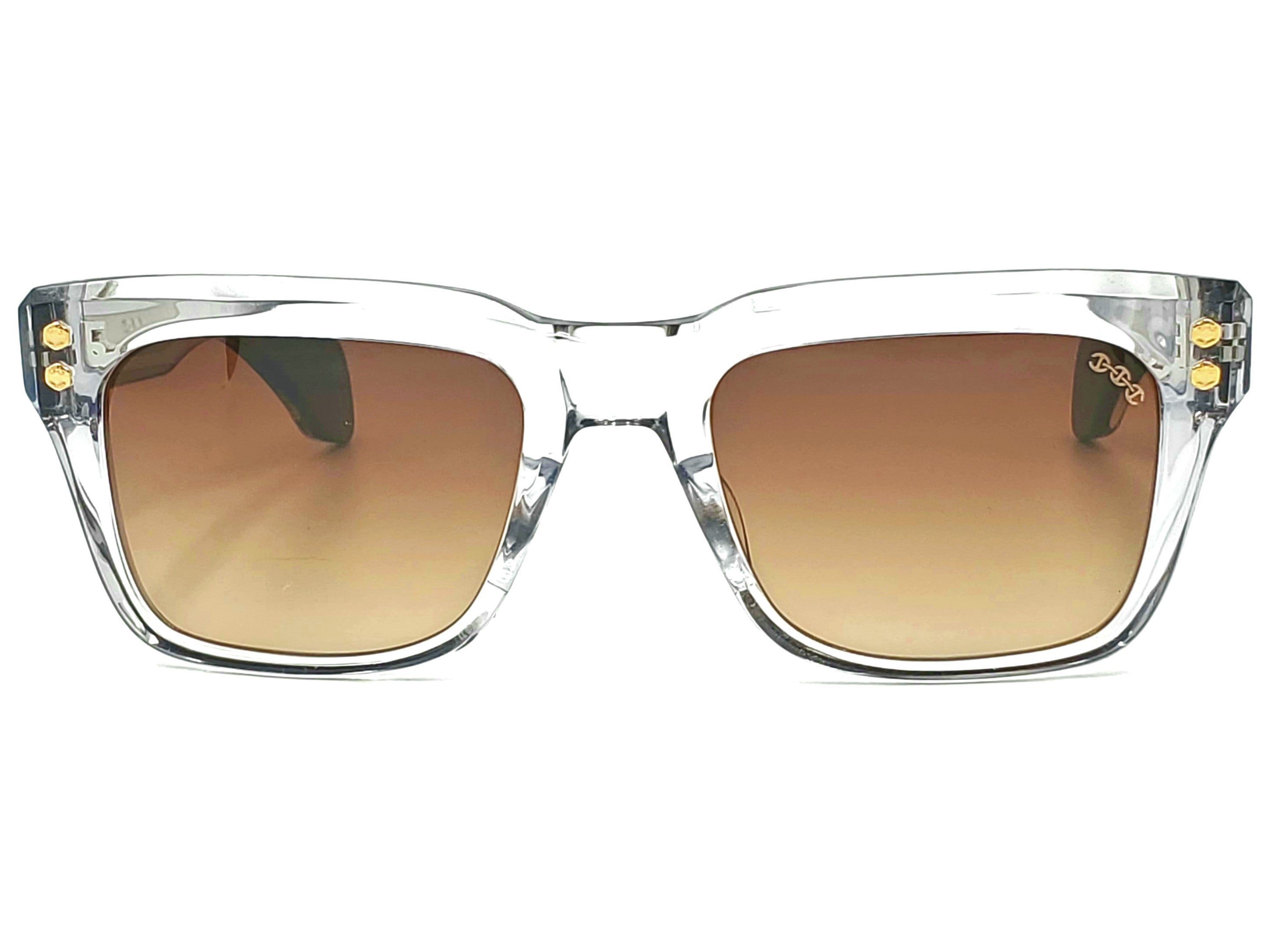 Hoorsenbuhs Model V | Crystal Grey Square Sunglasses