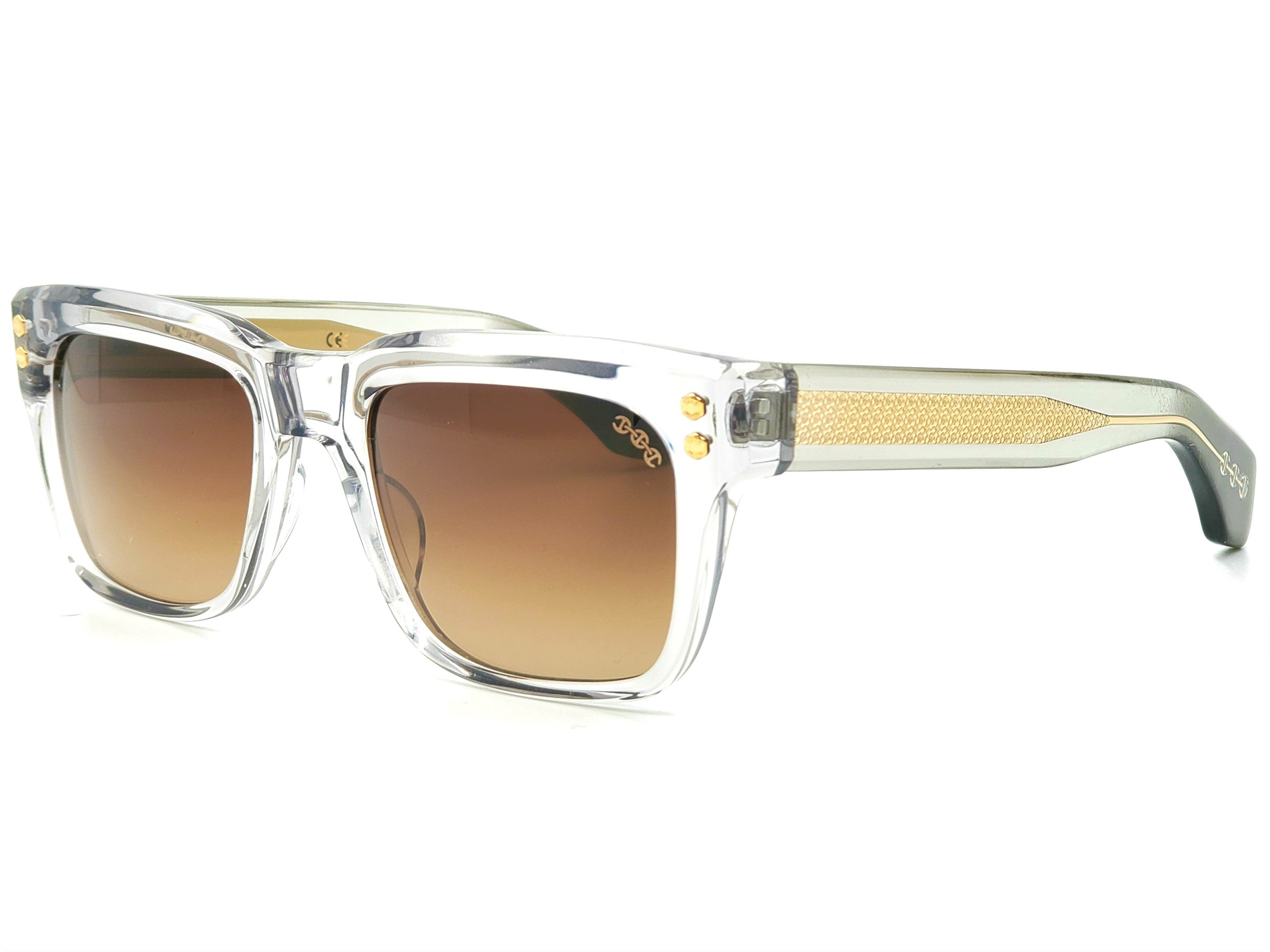 Hoorsenbuhs Model V | Crystal Grey Square Sunglasses