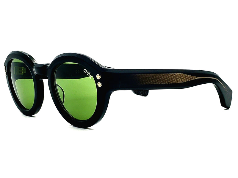 HOORSENBUHS MODEL III | BLACK ROUND SUNGLASSES – Glasses Ltd