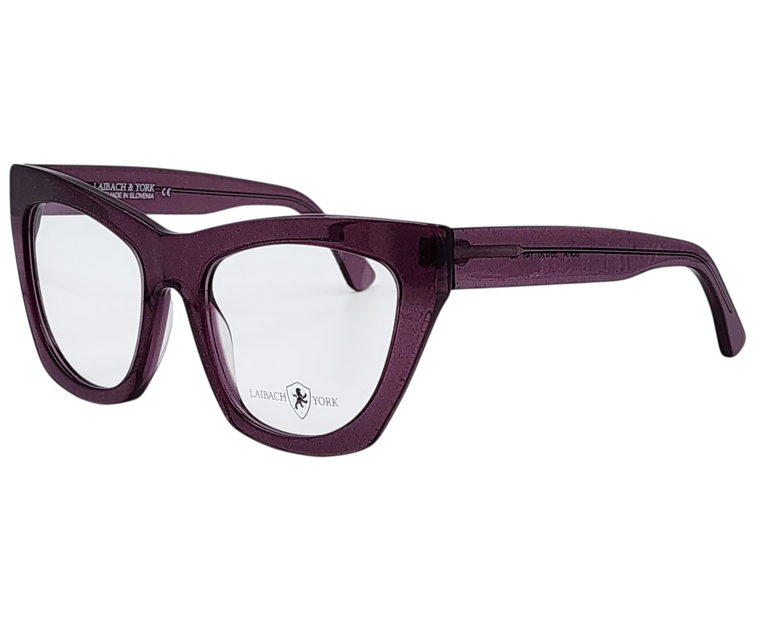 LAIBACH & YORK SOFIA SQUARE CAT EYE OPTHALMIC GLASSES