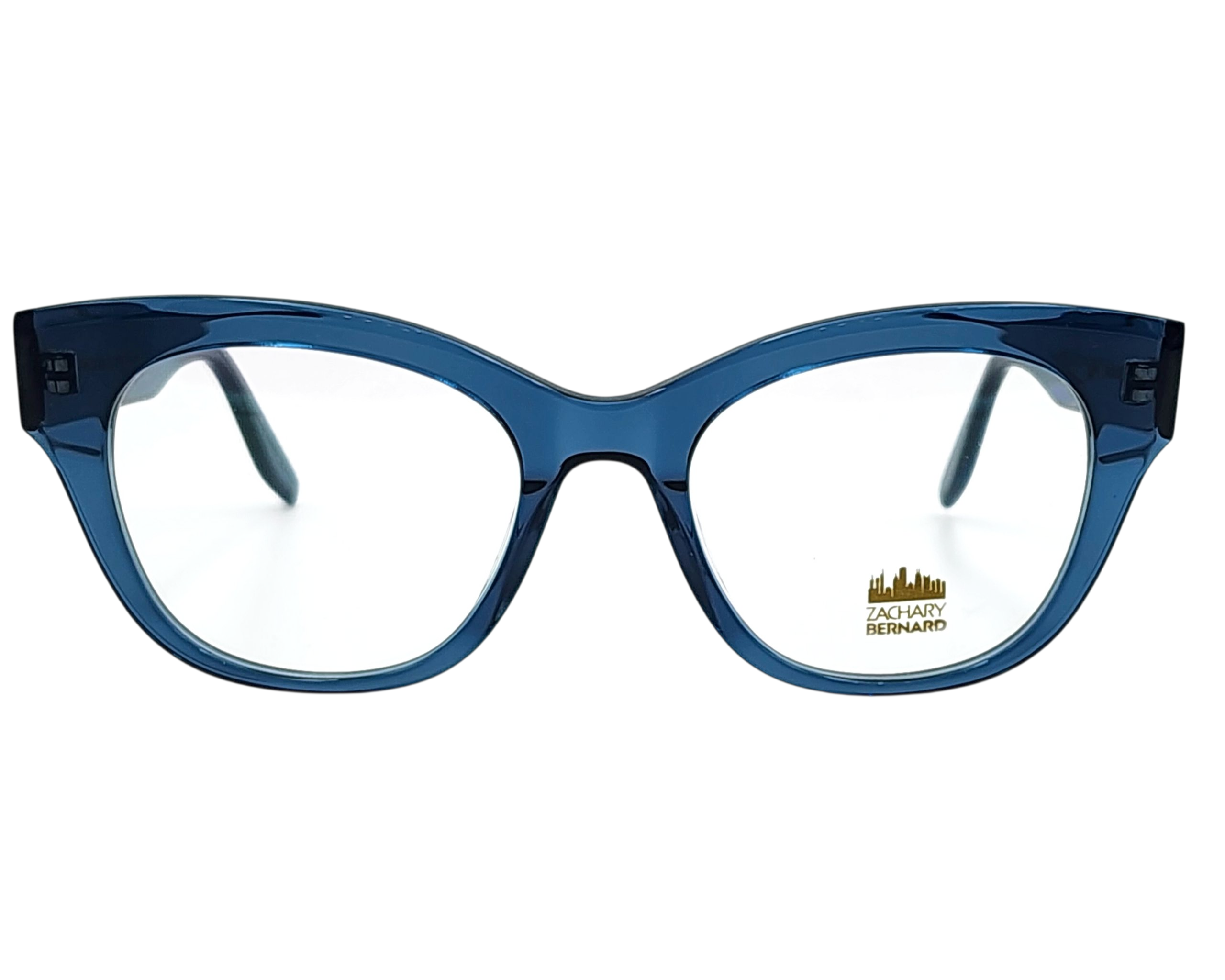 ZACHARY BERNARD DONNA ROUND CAT EYE OPHTHALMIC GLASSES