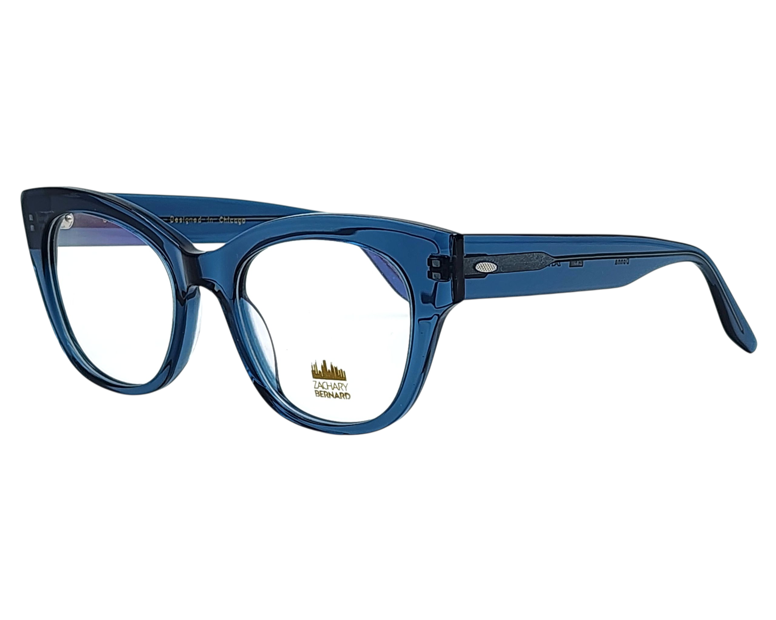 ZACHARY BERNARD DONNA ROUND CAT EYE OPHTHALMIC GLASSES