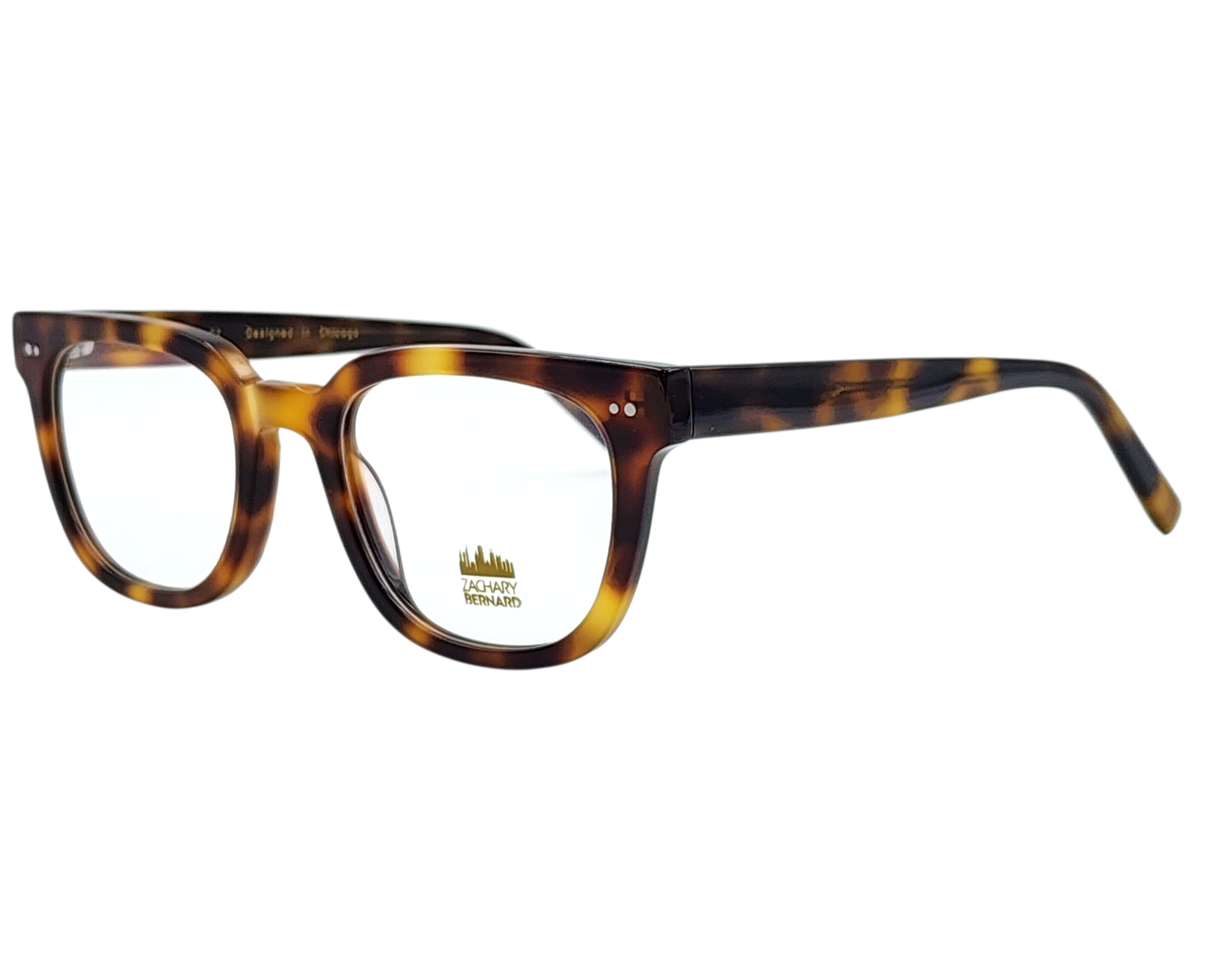 ZACHARY BERNARD DAN SQUARE OPHTHALMIC GLASSES