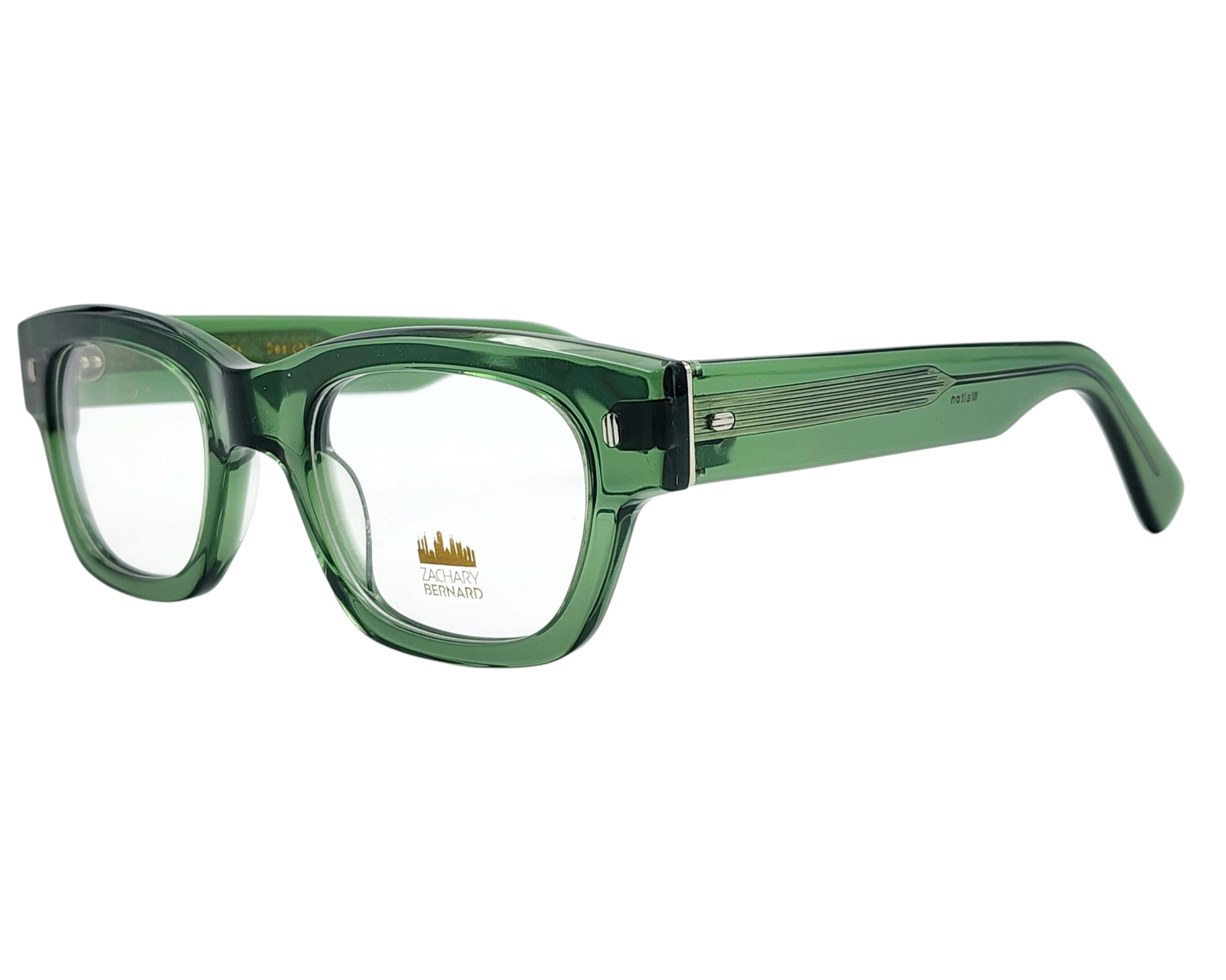 ZACHARY BERNARD WALTON SQUARE OPHTHALMIC GLASSES