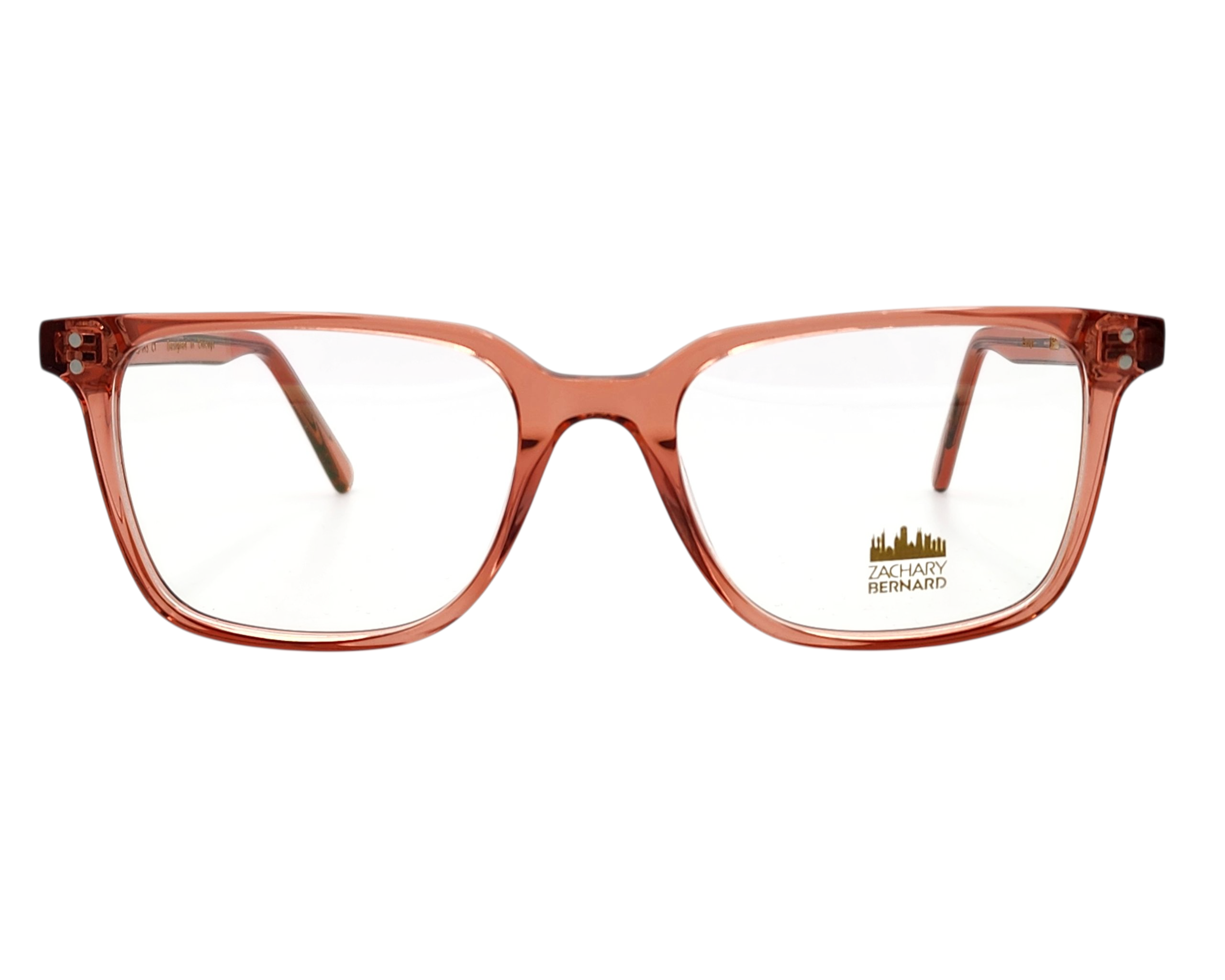 ZACHARY BERNARD GEORGE 2 SQUARE OPHTHALMIC GLASSES