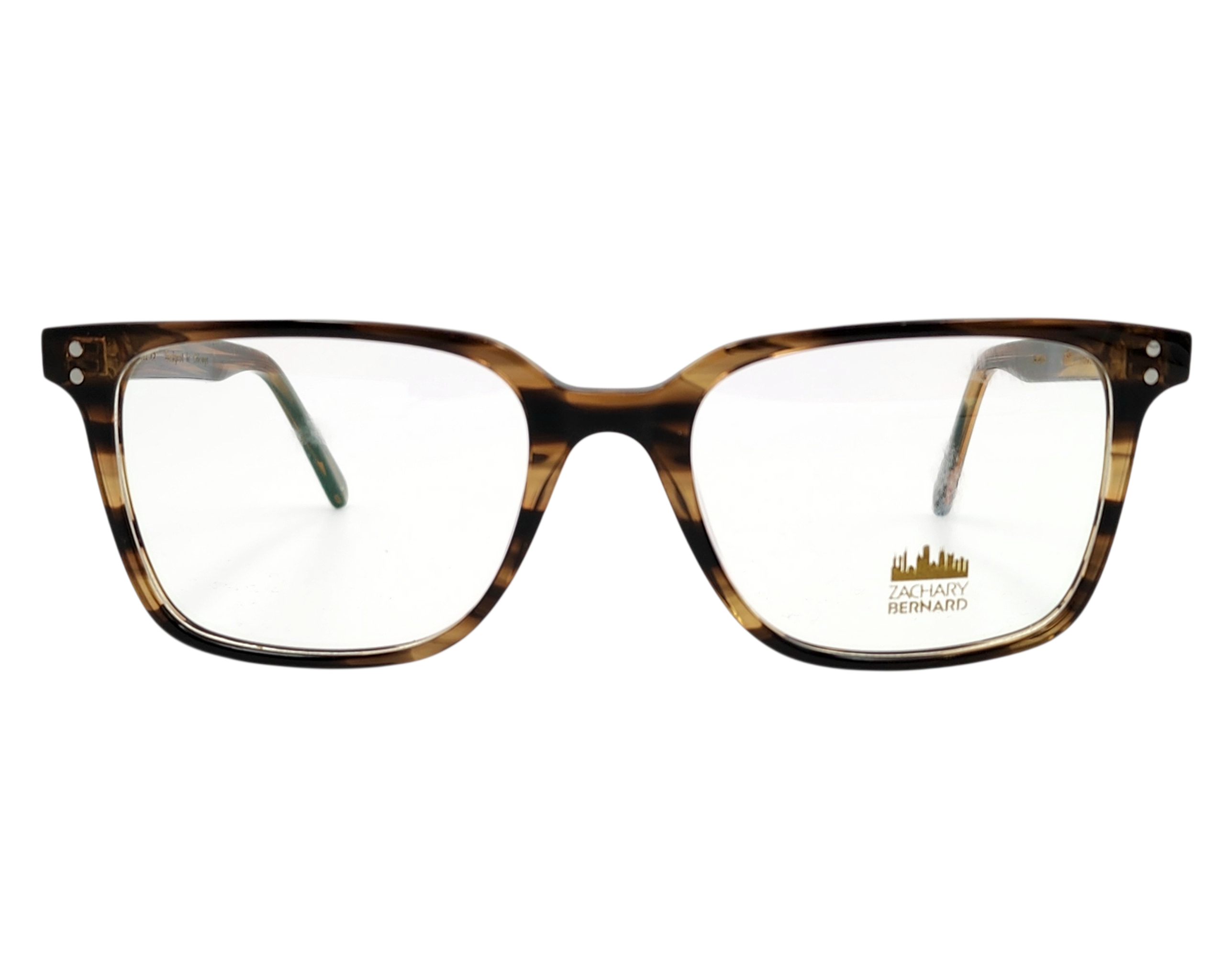 ZACHARY BERNARD GEORGE 2 SQUARE OPHTHALMIC GLASSES