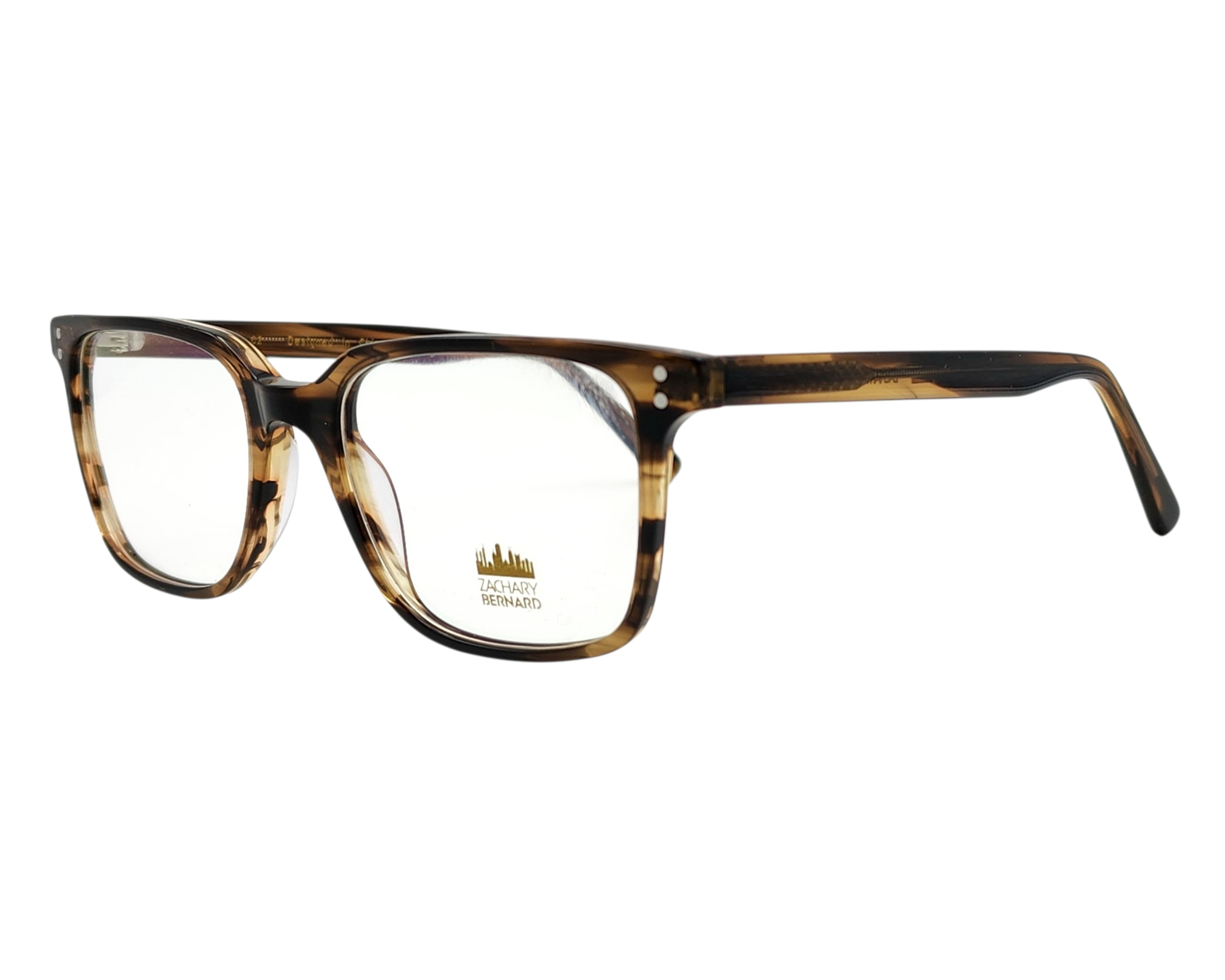 ZACHARY BERNARD GEORGE 2 SQUARE OPHTHALMIC GLASSES