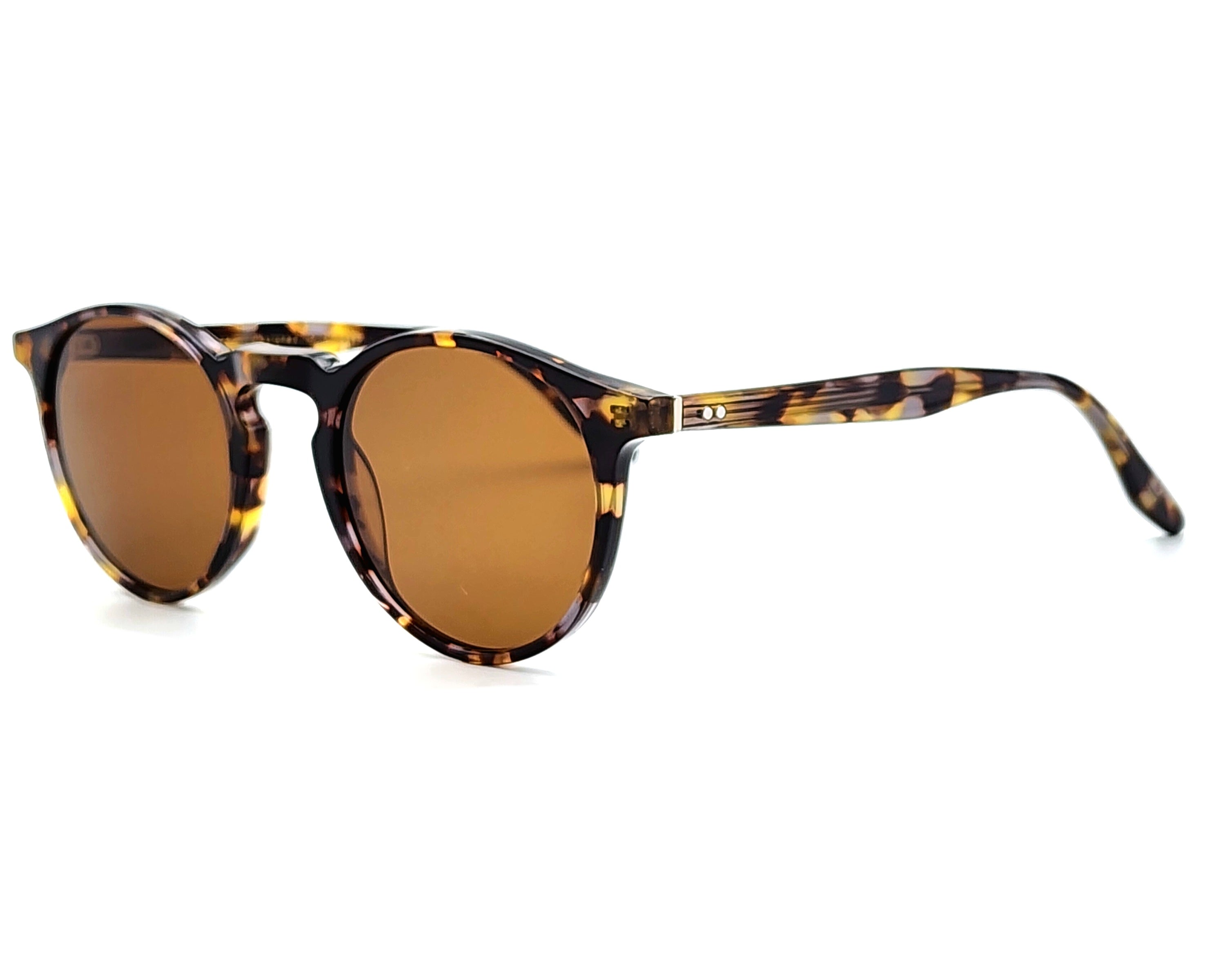 ZACHARY BERNARD WEBSTER ROUND POLARIZED SUNGLASSES