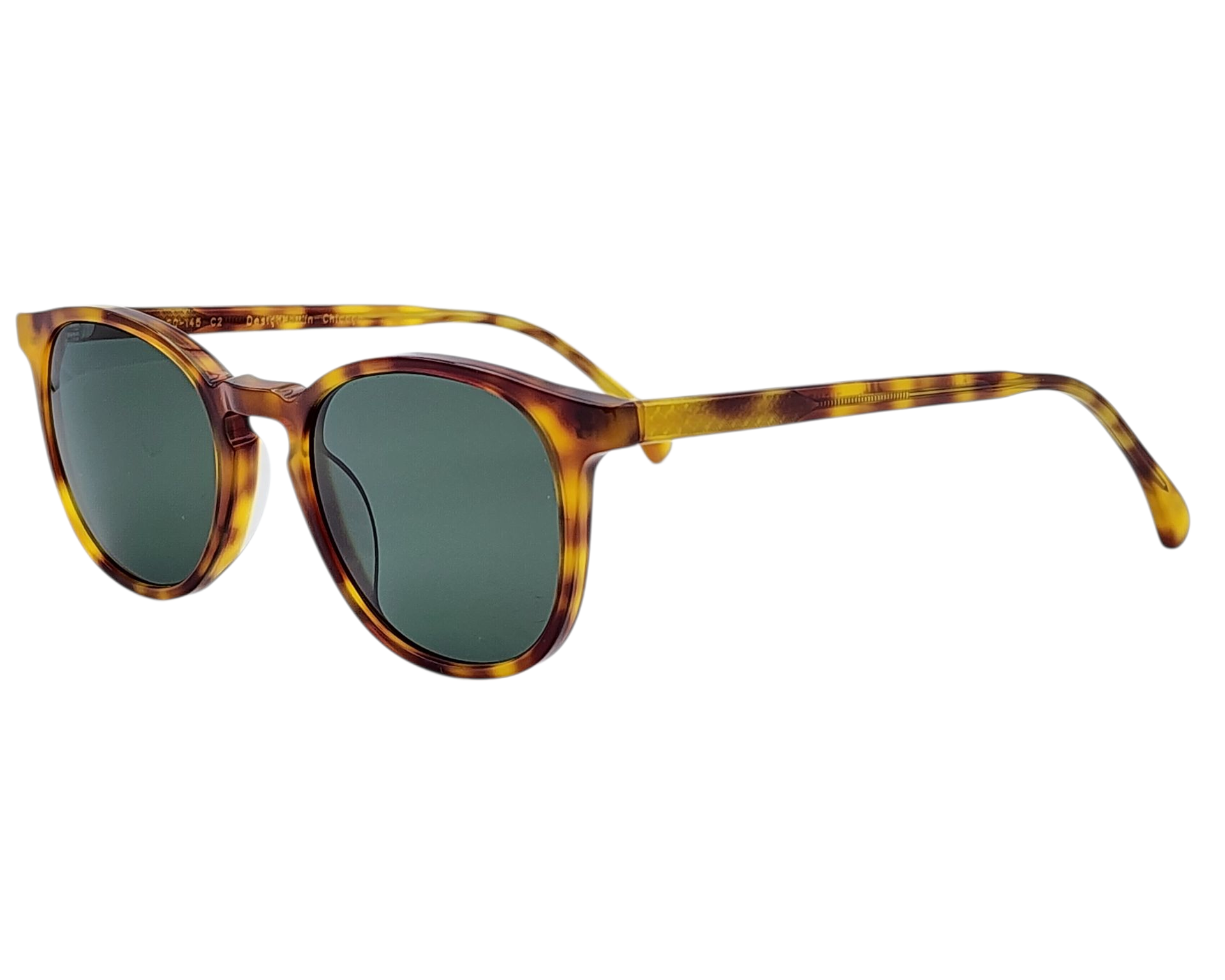 ZACHARY BERNARD PETERSON ROUND POLARIZED SUNGLASSES