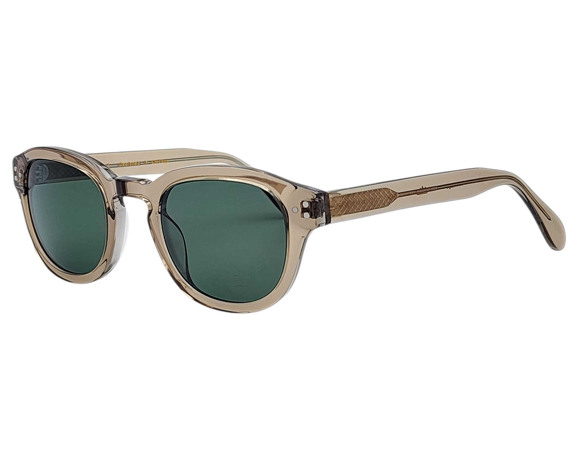 ZACHARY BERNARD ARMITAGE ROUND POLARIZED SUNGLASSES