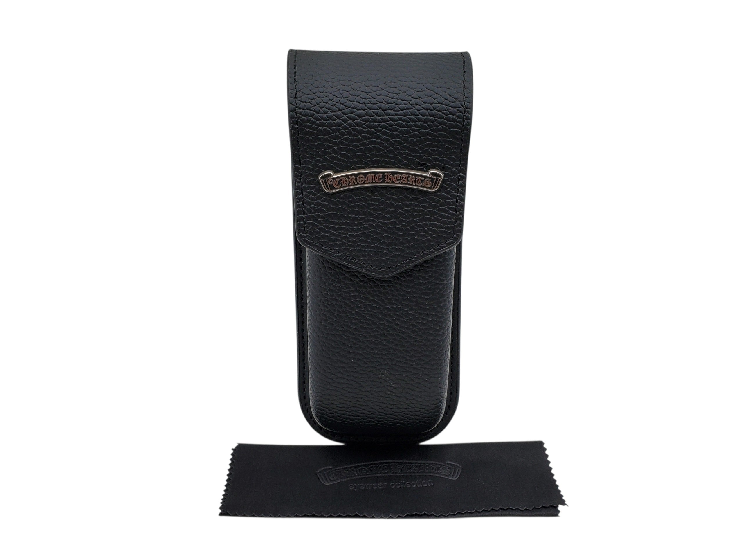 CHROME HEARTS KEEPER BLACK RECTANGULAR SUNGLASSES