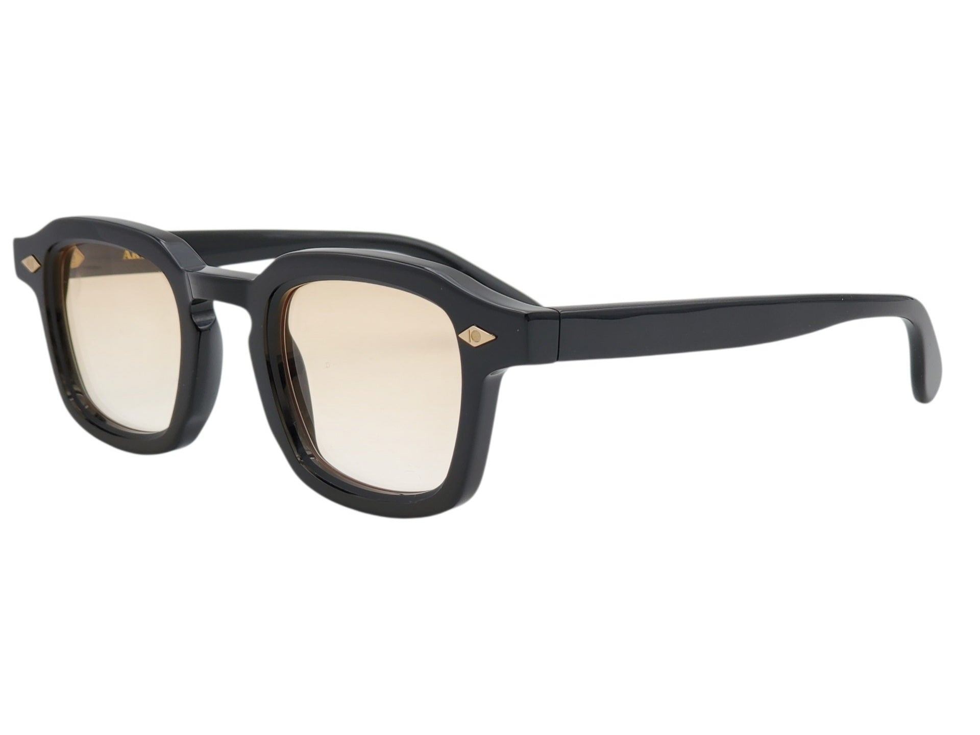 ARTHOD ISAAC BLACK SQUARE SUNGLASSES