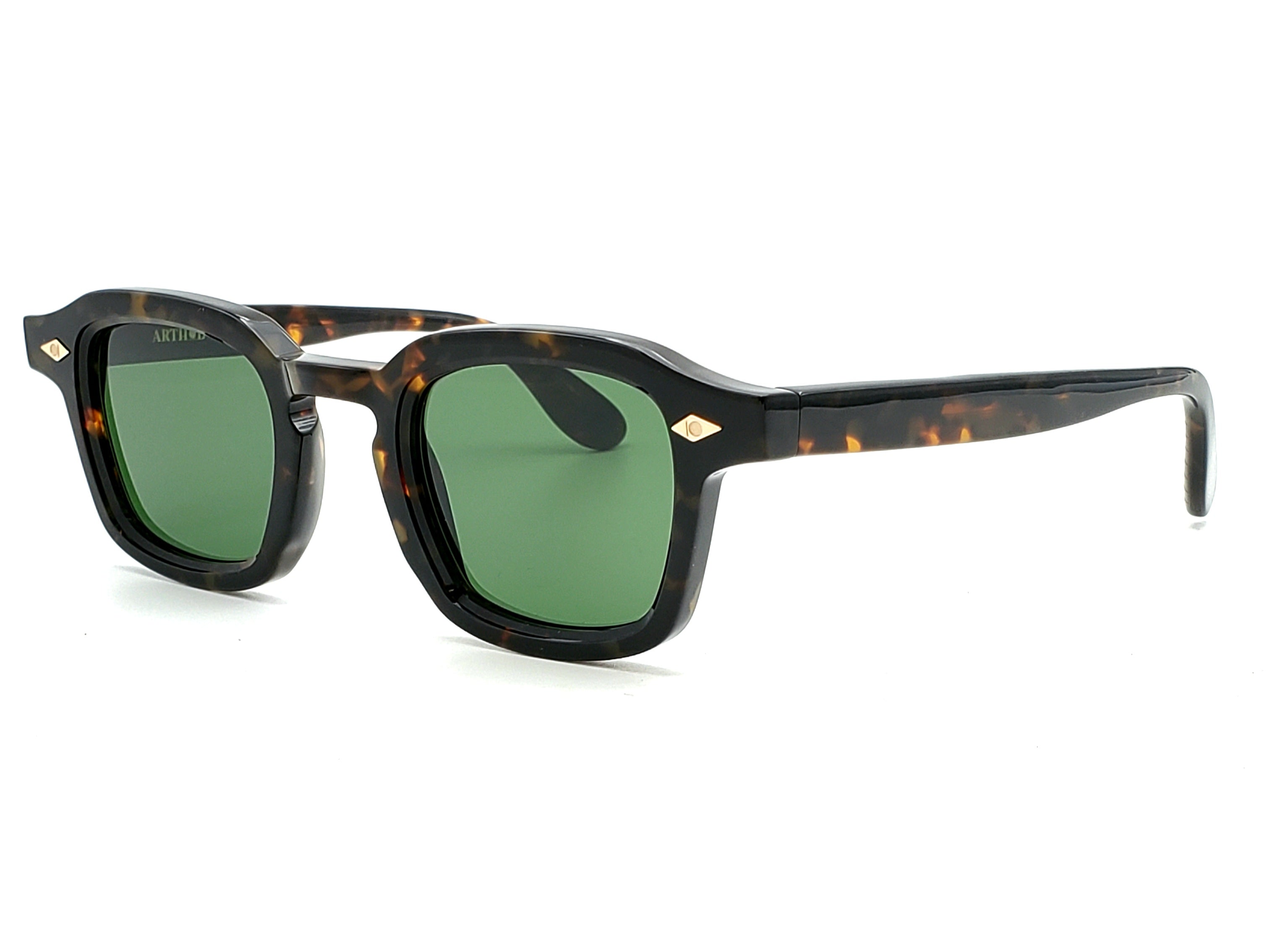 ARTHOD ISAAC JAPANESE TORTOISE SQUARE SUNGLASSES